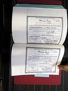 Monroe Co, GA, Marriages, Book, O, 2007-2012 pg 616-617.JPG