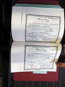 Monroe Co, GA, Marriages, Book, O, 2007-2012 pg 626-627.JPG