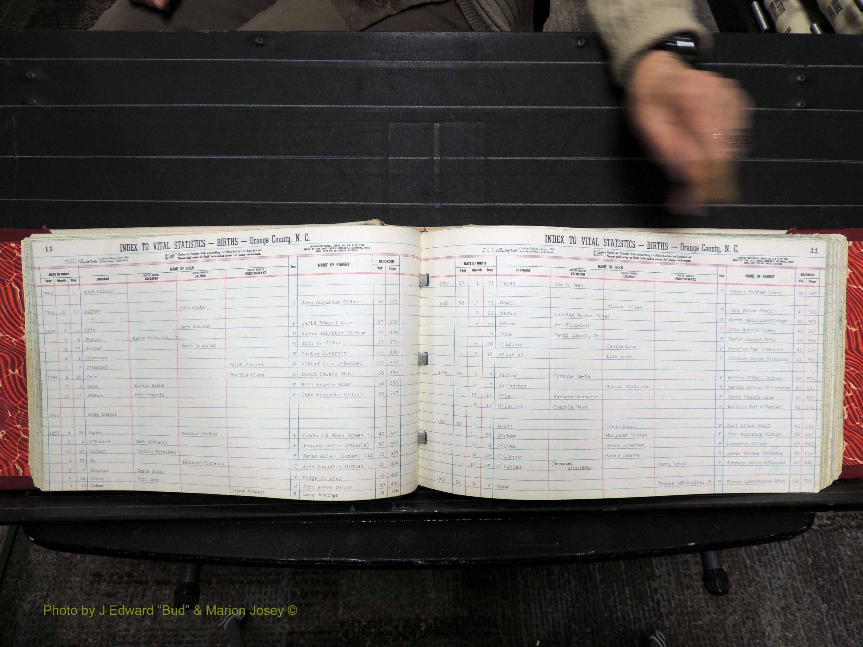 Orange Co, NC, Births, N-R, 1913-1978 (137).JPG