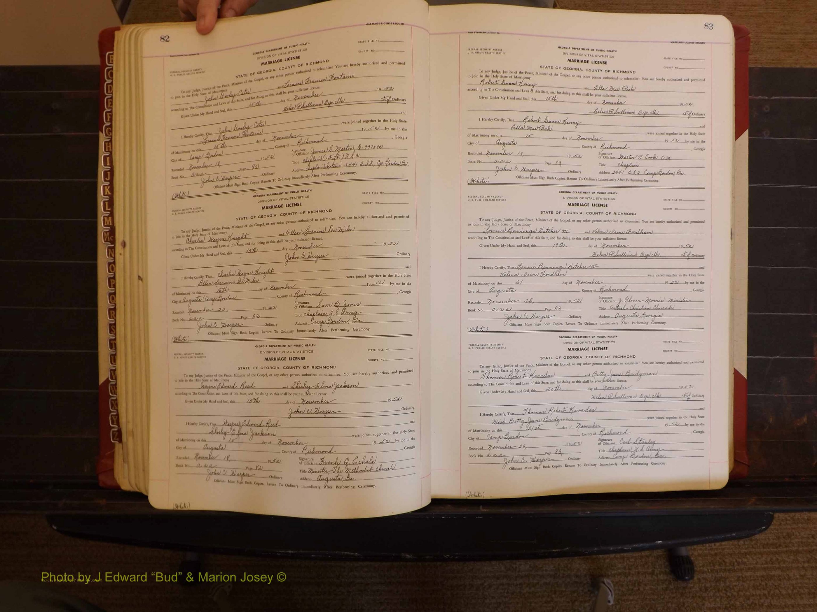 Richmond Marriages, AAA, 1952-1953 P 082-083.JPG