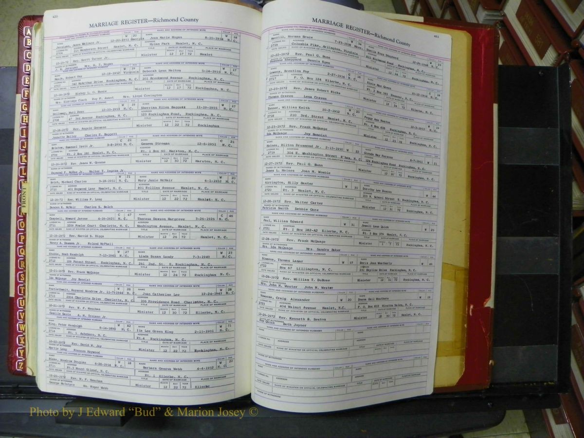 Richmond Marriages, 1938-1995 263.JPG