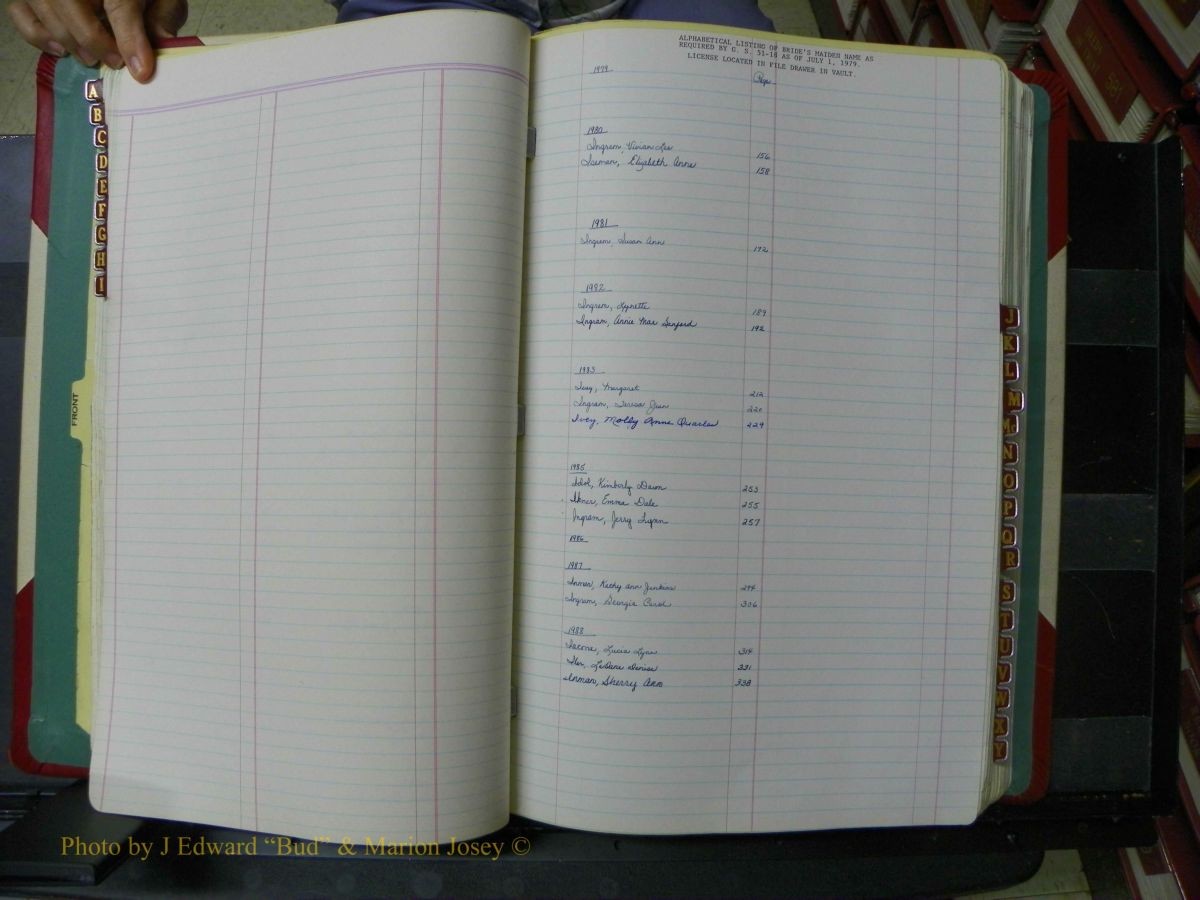 Richmond Marriages, 1938-1995 294.JPG