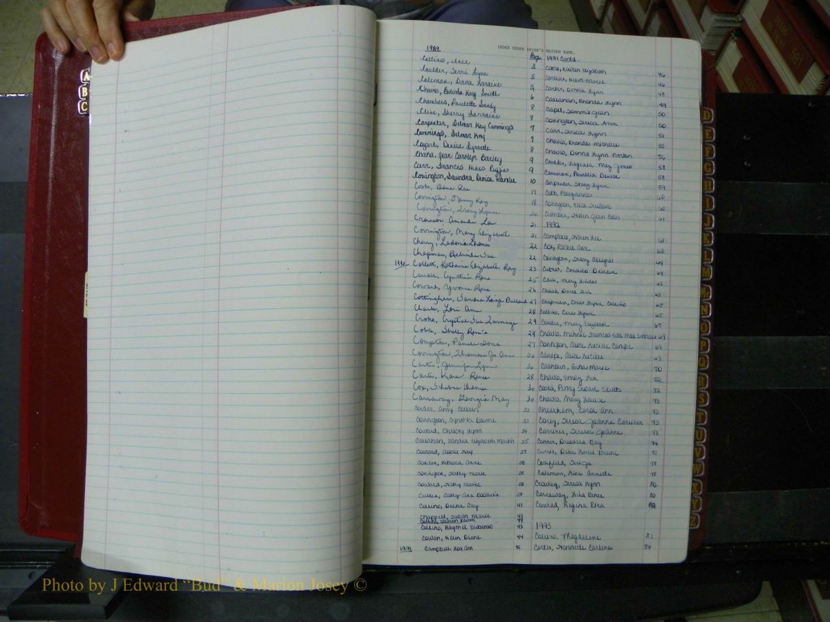 Richmond Marriages, 1938-1995 524.JPG