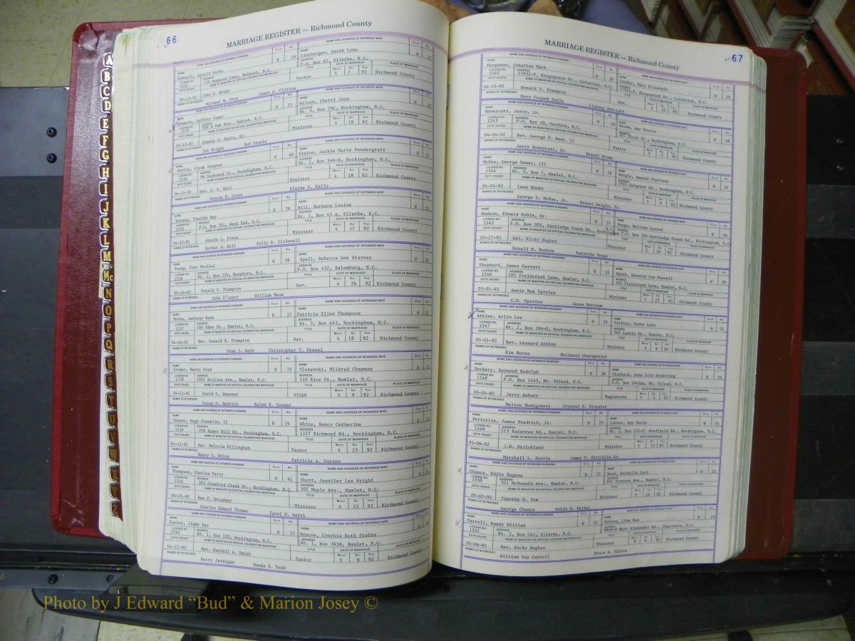 Richmond Marriages, 1938-1995 610.JPG