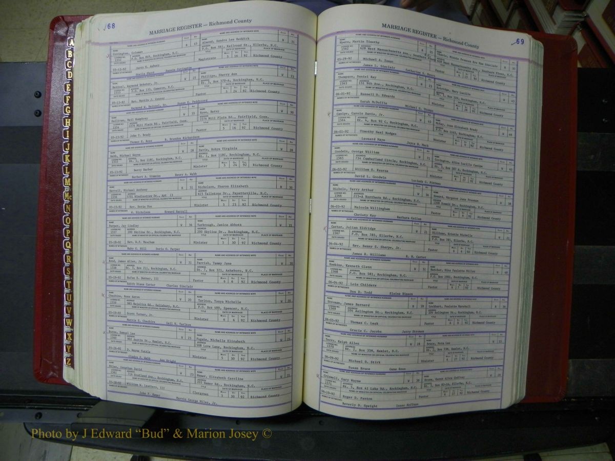 Richmond Marriages, 1938-1995 611.JPG