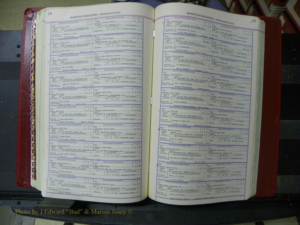 Richmond Marriages, 1938-1995 615.JPG