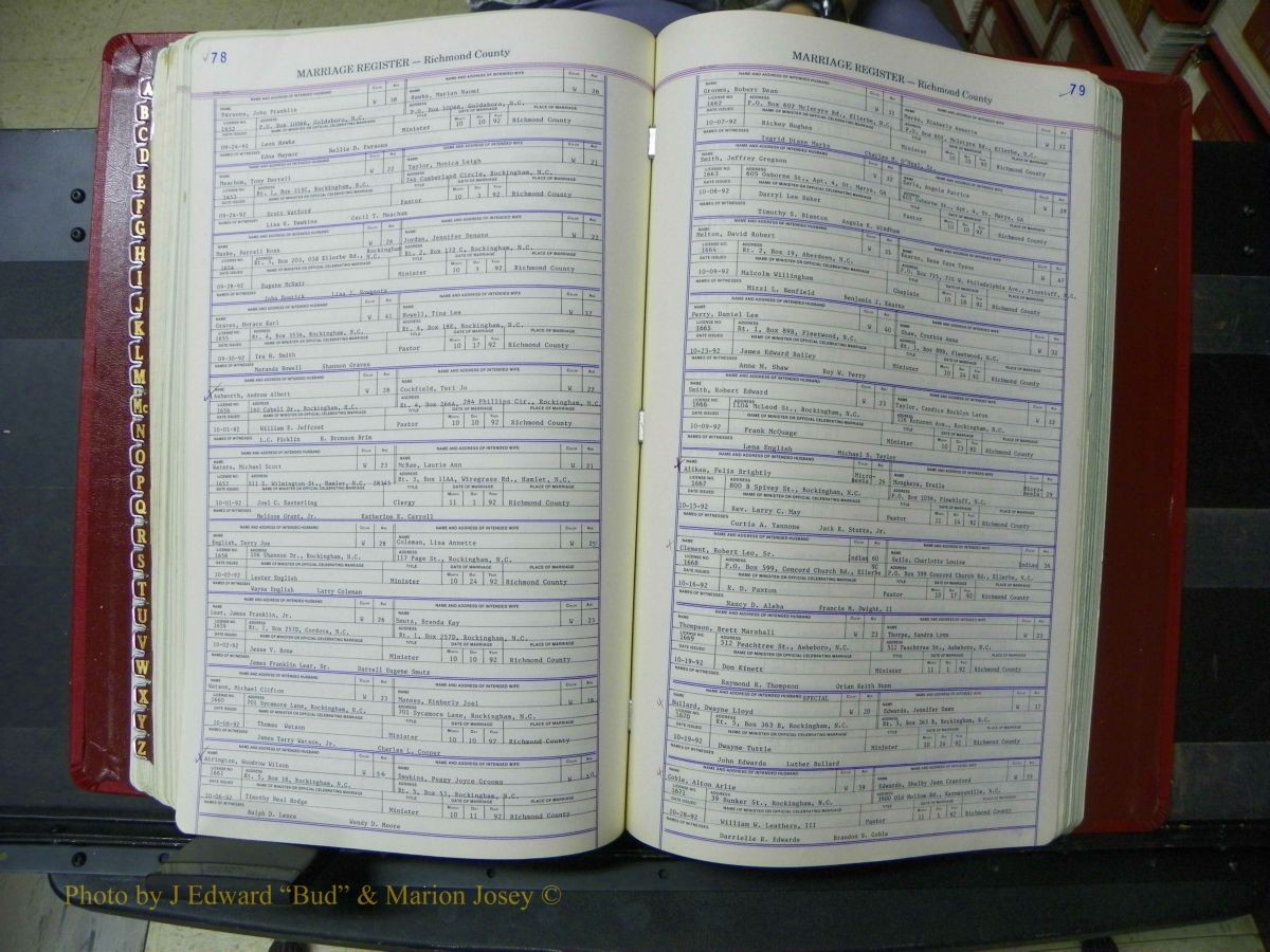 Richmond Marriages, 1938-1995 616.JPG