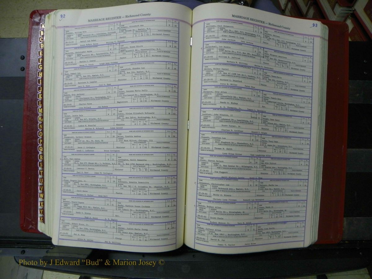 Richmond Marriages, 1938-1995 623.JPG
