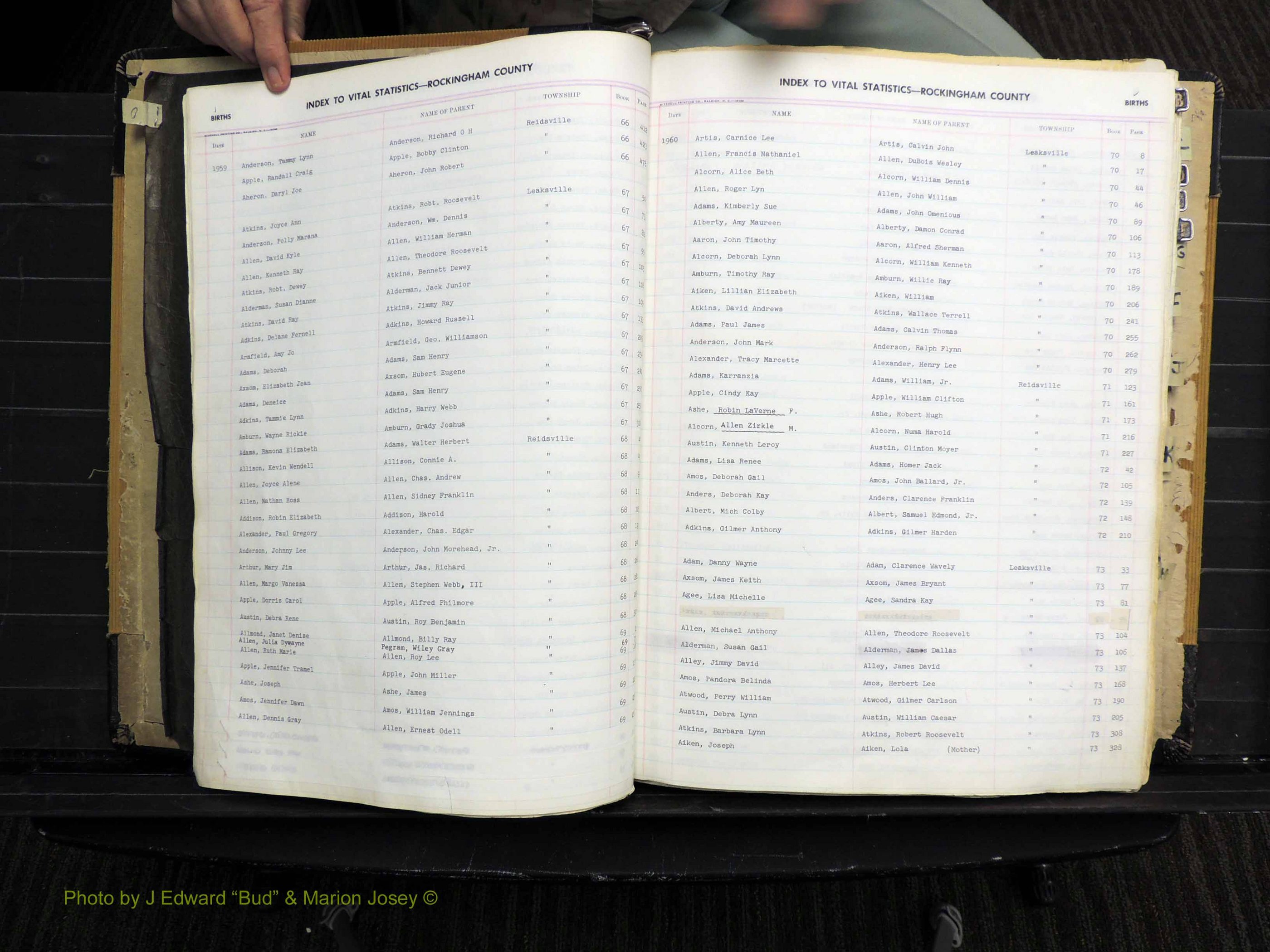 Rockingham Co, NC, Births, 1949-1967 (109).JPG