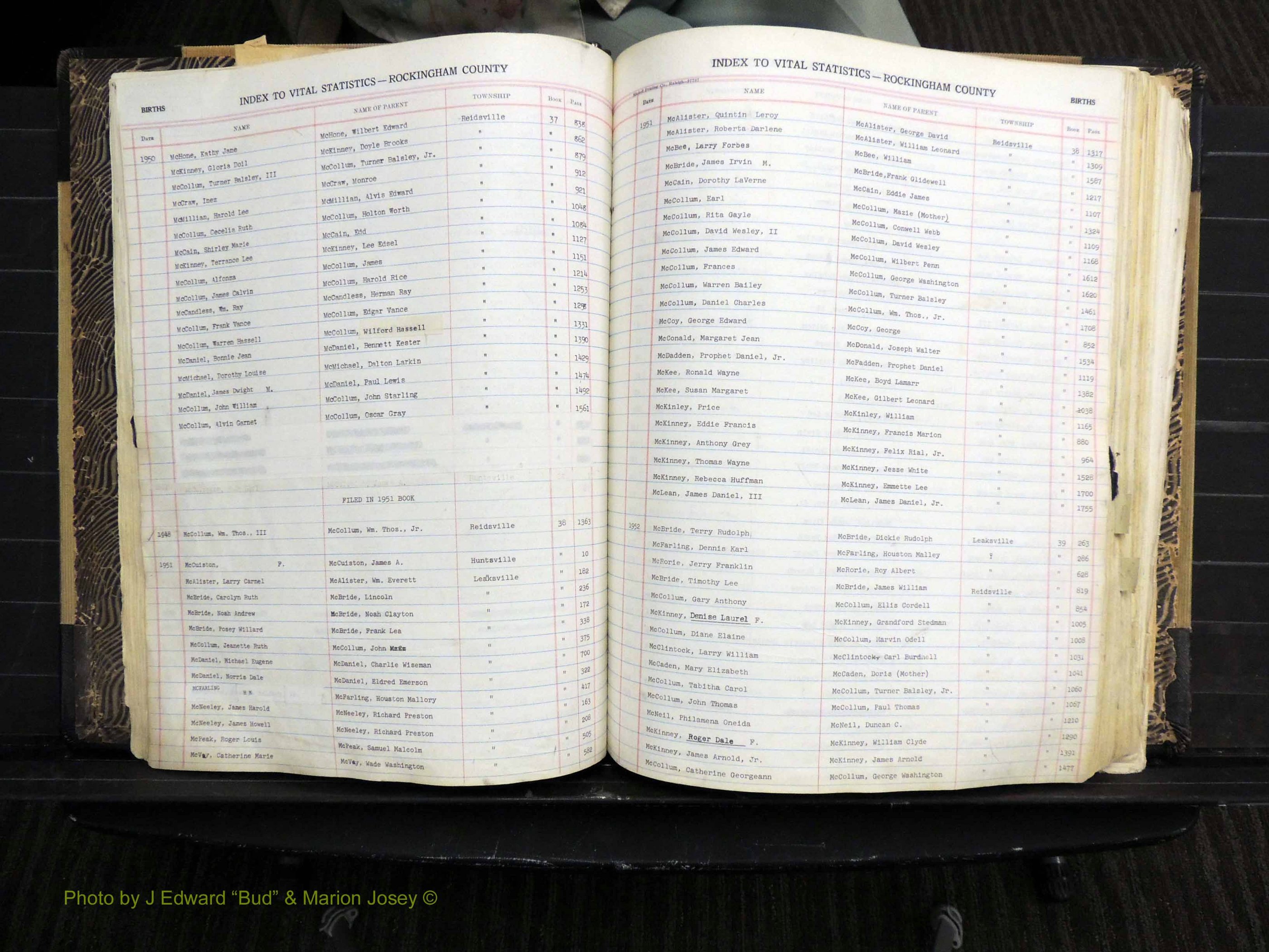 Rockingham Co, NC, Births, Mc-Z, 1949-1967 (139).JPG