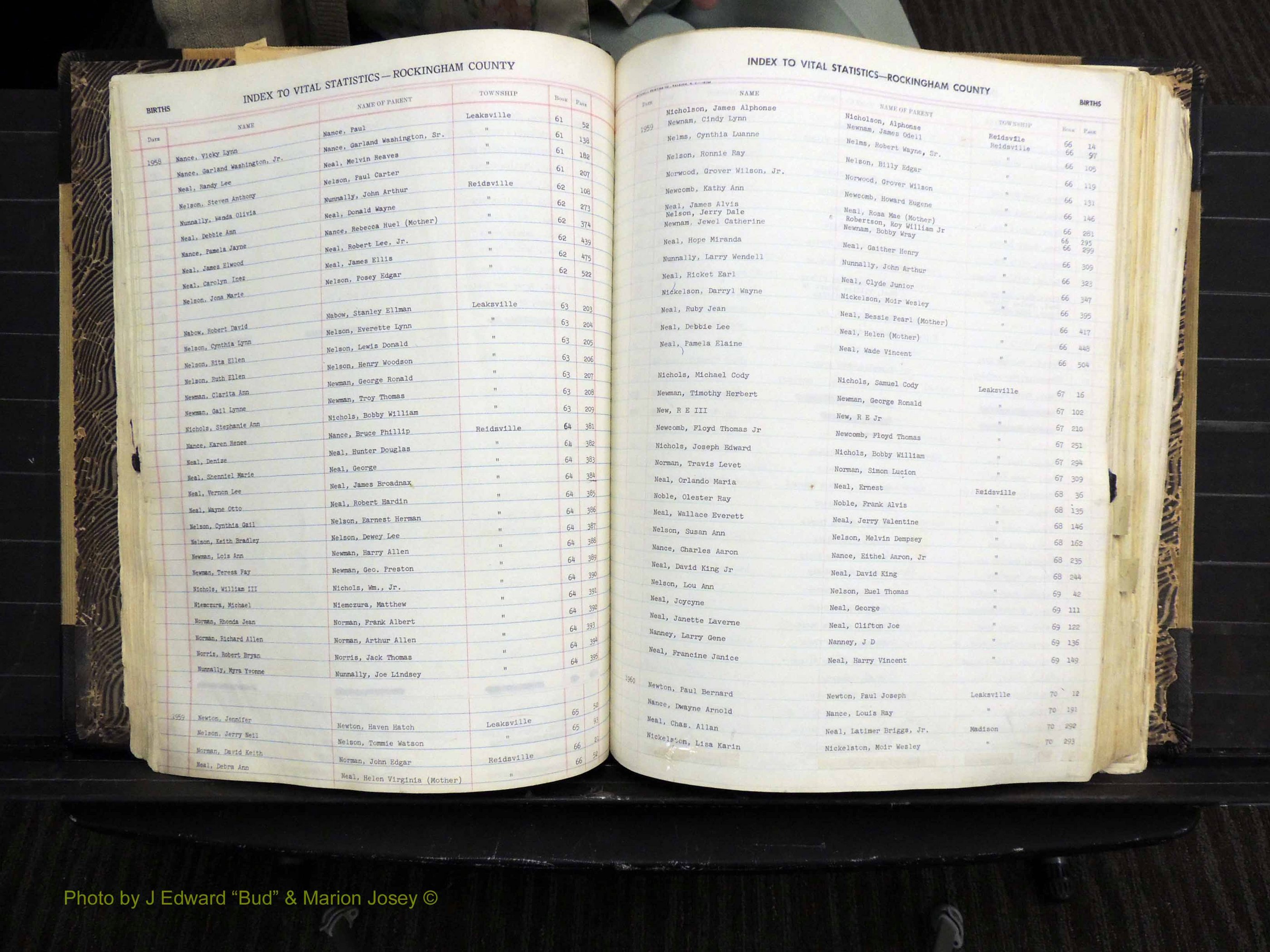 Rockingham Co, NC, Births, Mc-Z, 1949-1967 (152).JPG