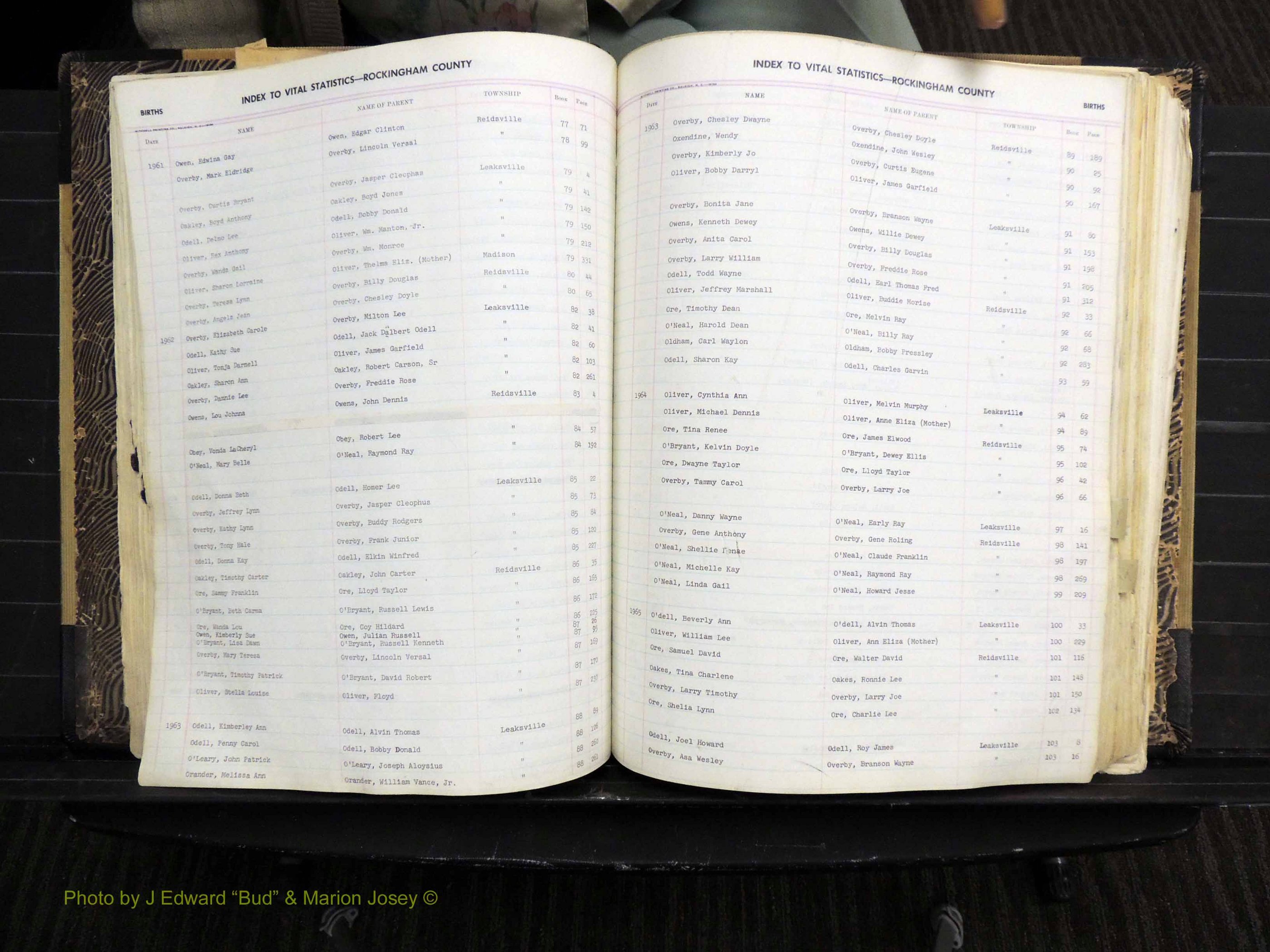 Rockingham Co, NC, Births, Mc-Z, 1949-1967 (161).JPG