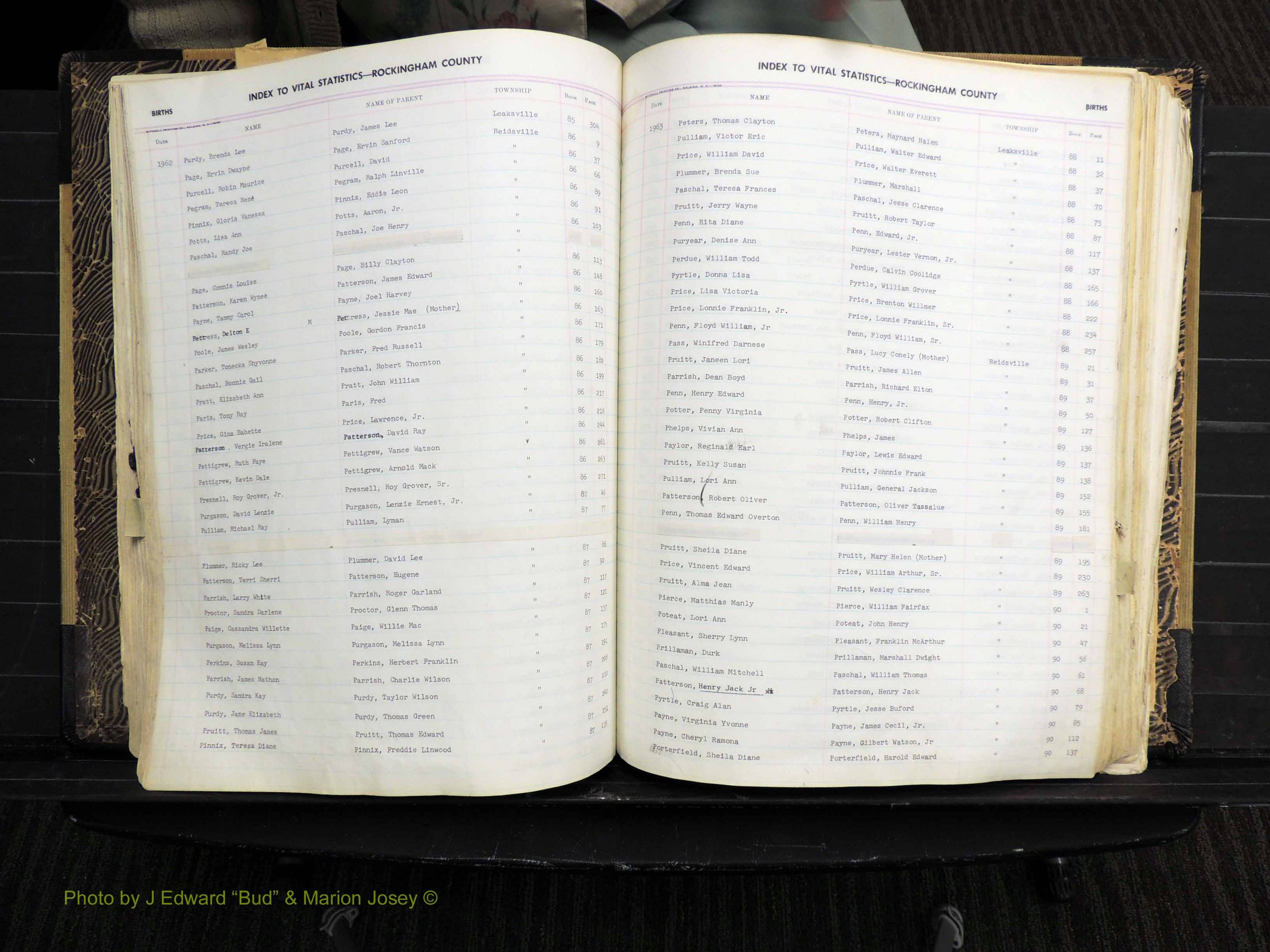 Rockingham Co, NC, Births, Mc-Z, 1949-1967 (182).JPG