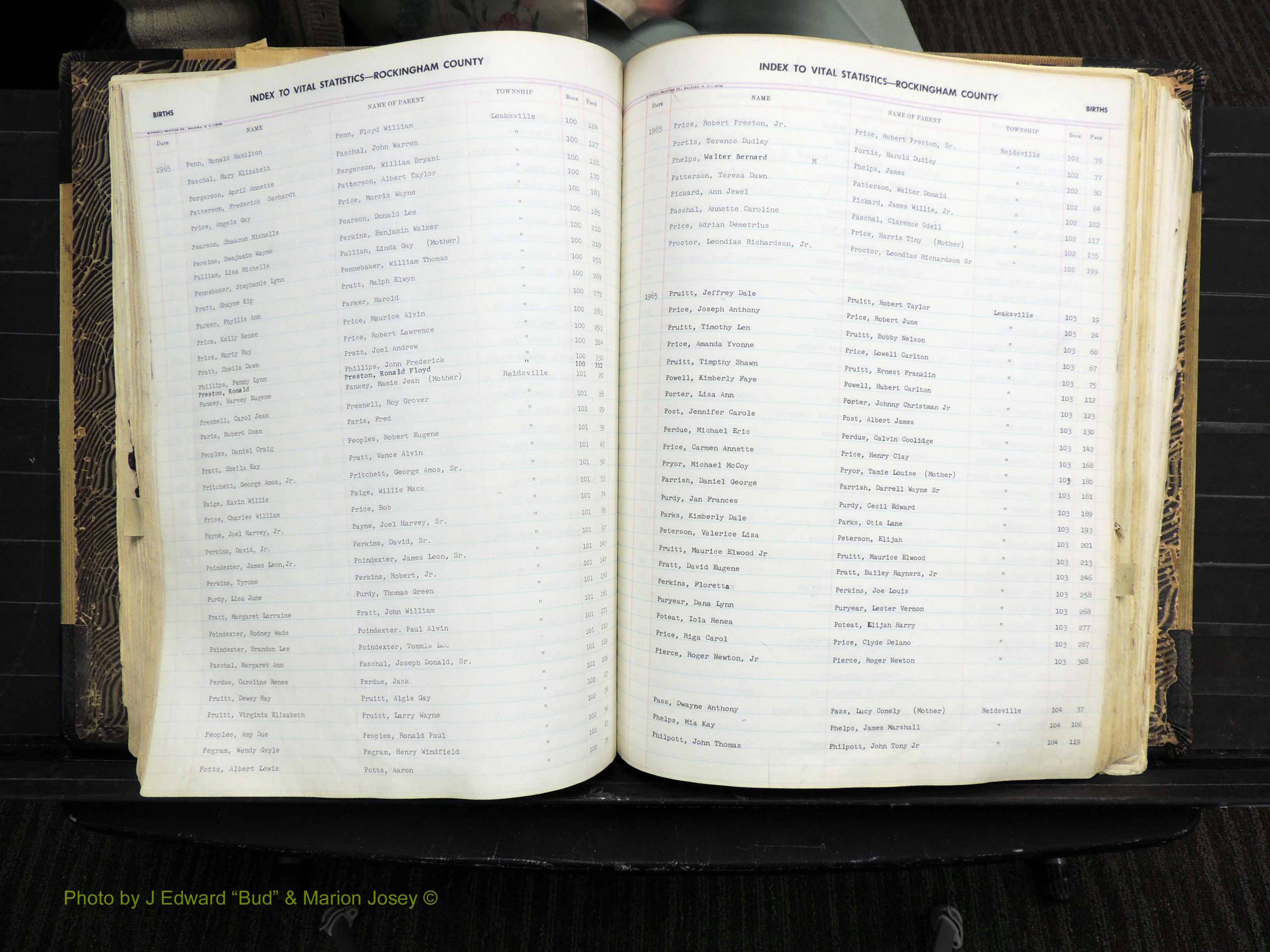 Rockingham Co, NC, Births, Mc-Z, 1949-1967 (185).JPG