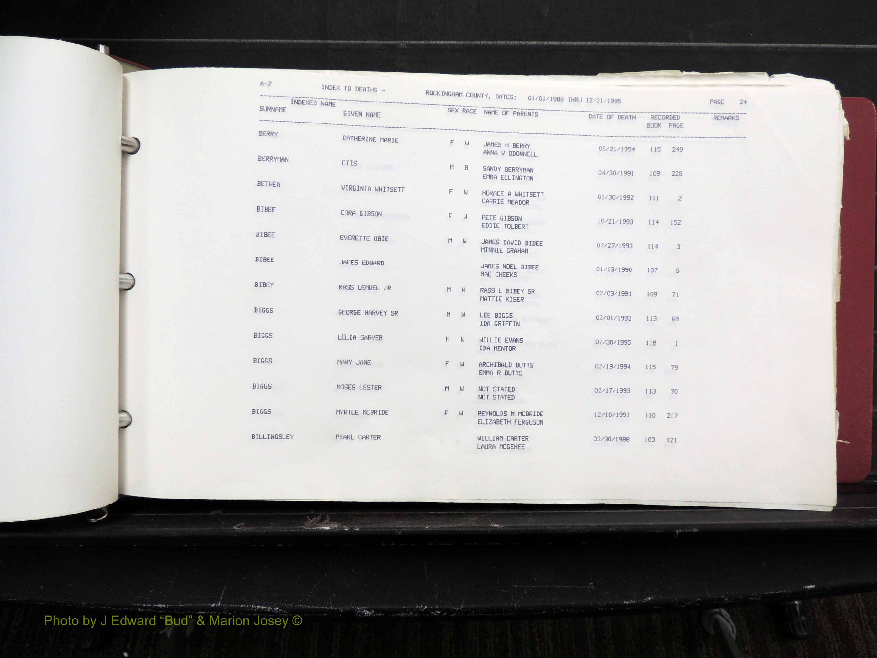 Rockingham Co, NC, Marriages, Births & Deaths 10087.JPG