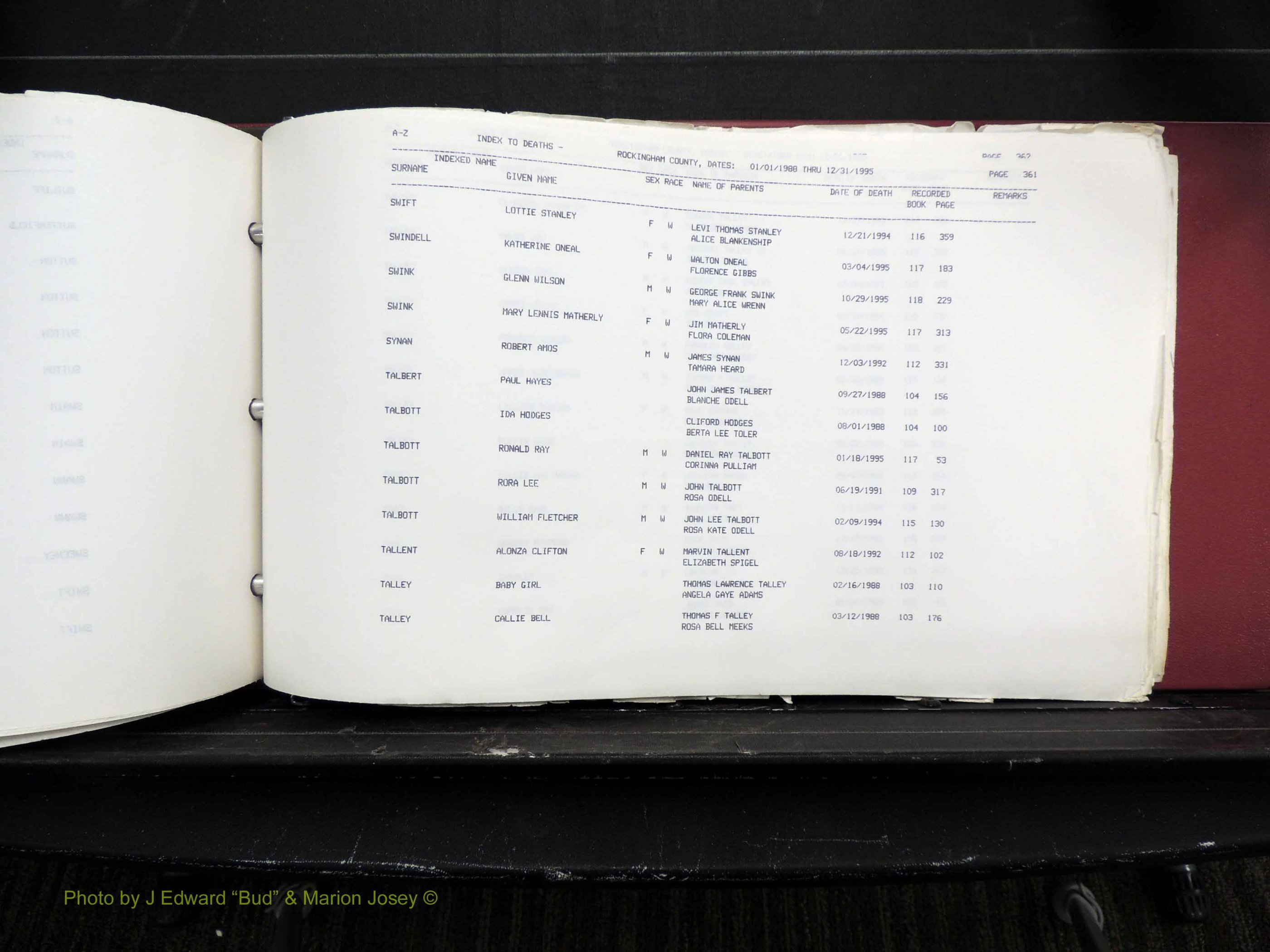 Rockingham Co, NC, Marriages, Births & Deaths 10425.JPG