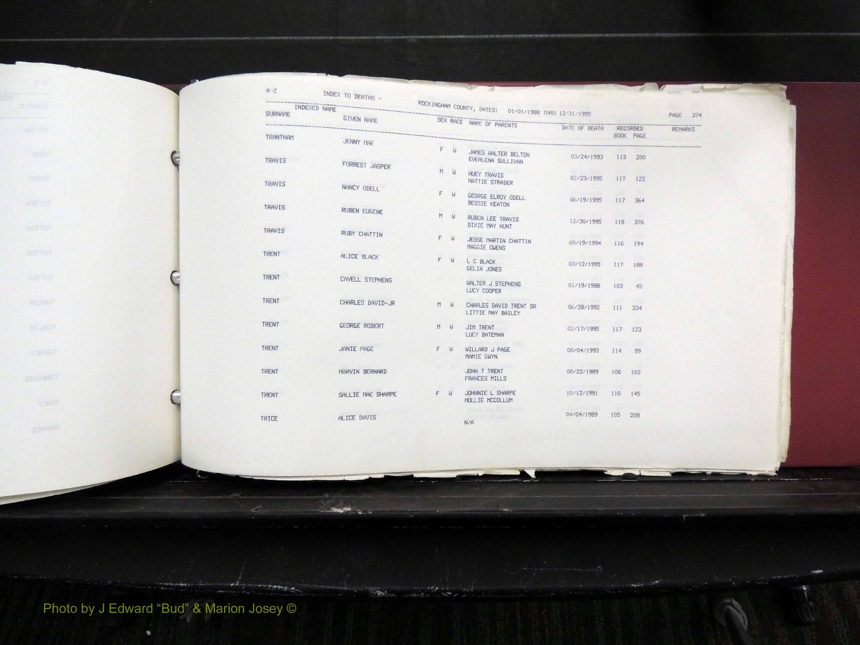 Rockingham Co, NC, Marriages, Births & Deaths 10438.JPG