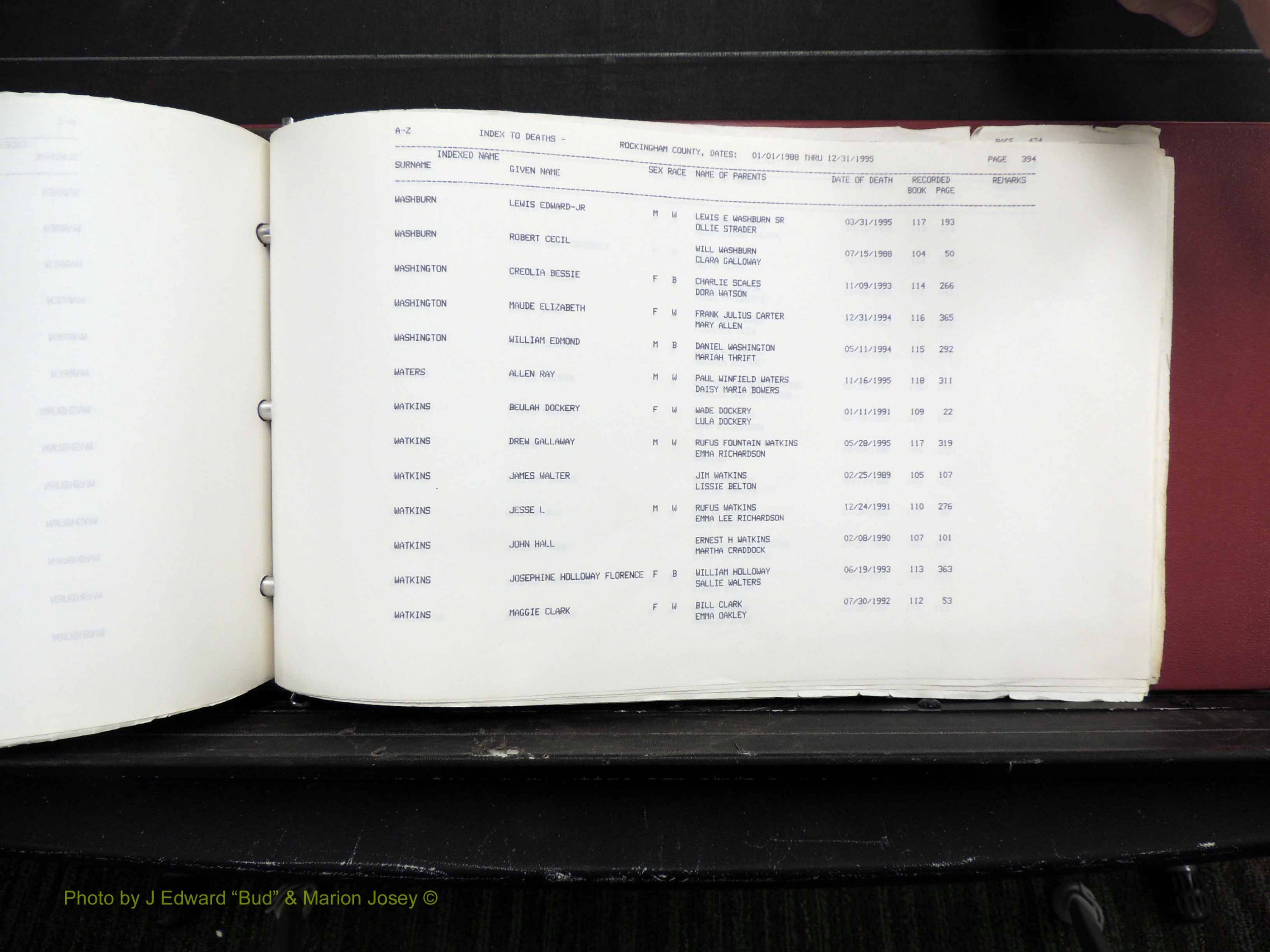 Rockingham Co, NC, Marriages, Births & Deaths 10458.JPG