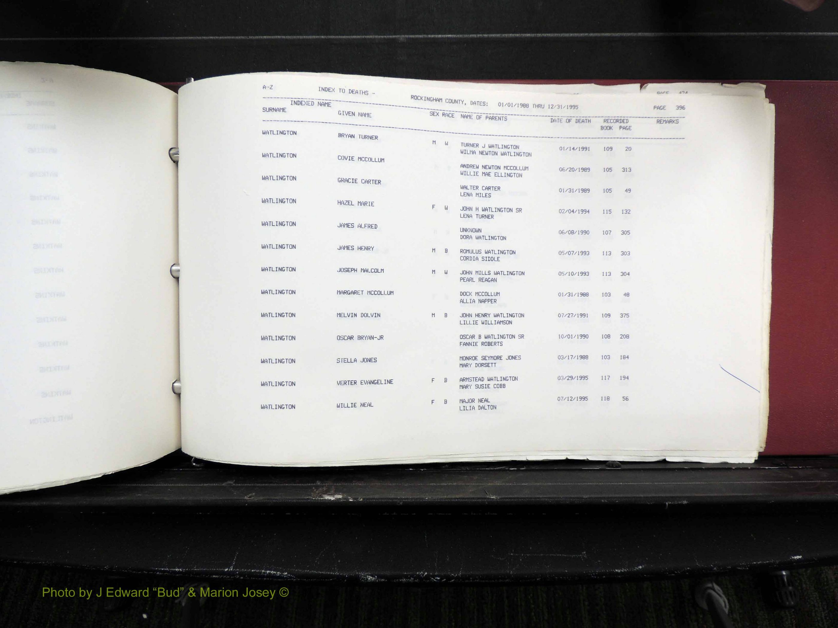 Rockingham Co, NC, Marriages, Births & Deaths 10460.JPG