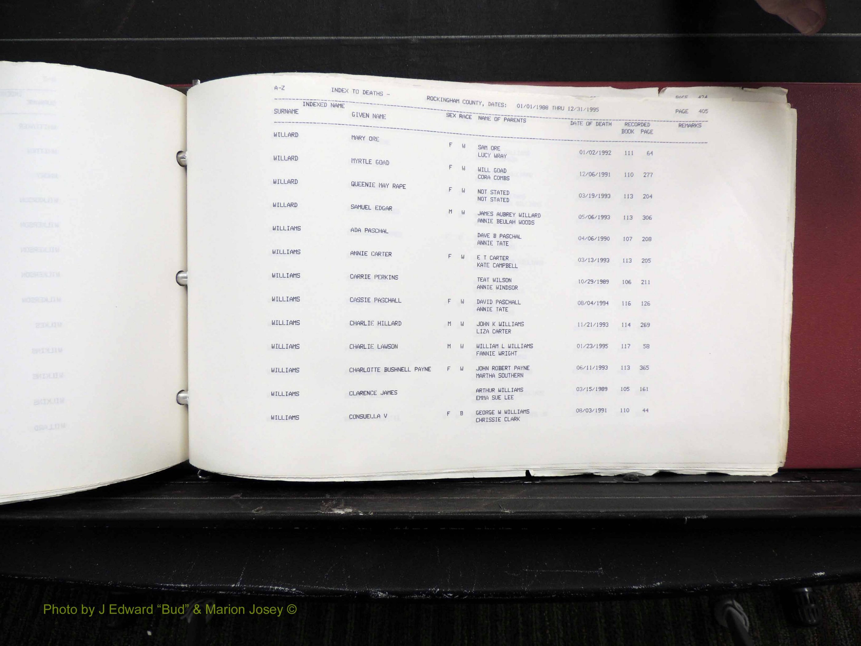 Rockingham Co, NC, Marriages, Births & Deaths 10469.JPG
