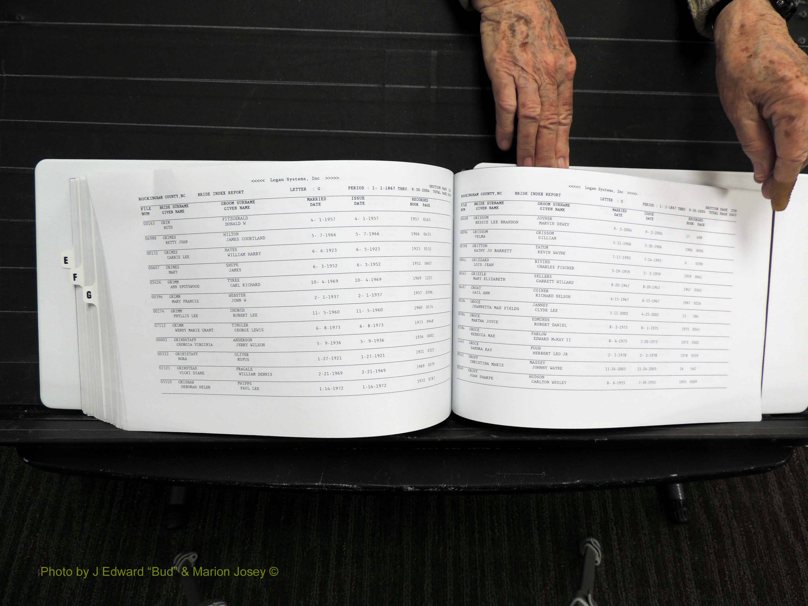 Rockingham Co, NC, Marriages, Female, E-G, 1867-2004 (383).JPG