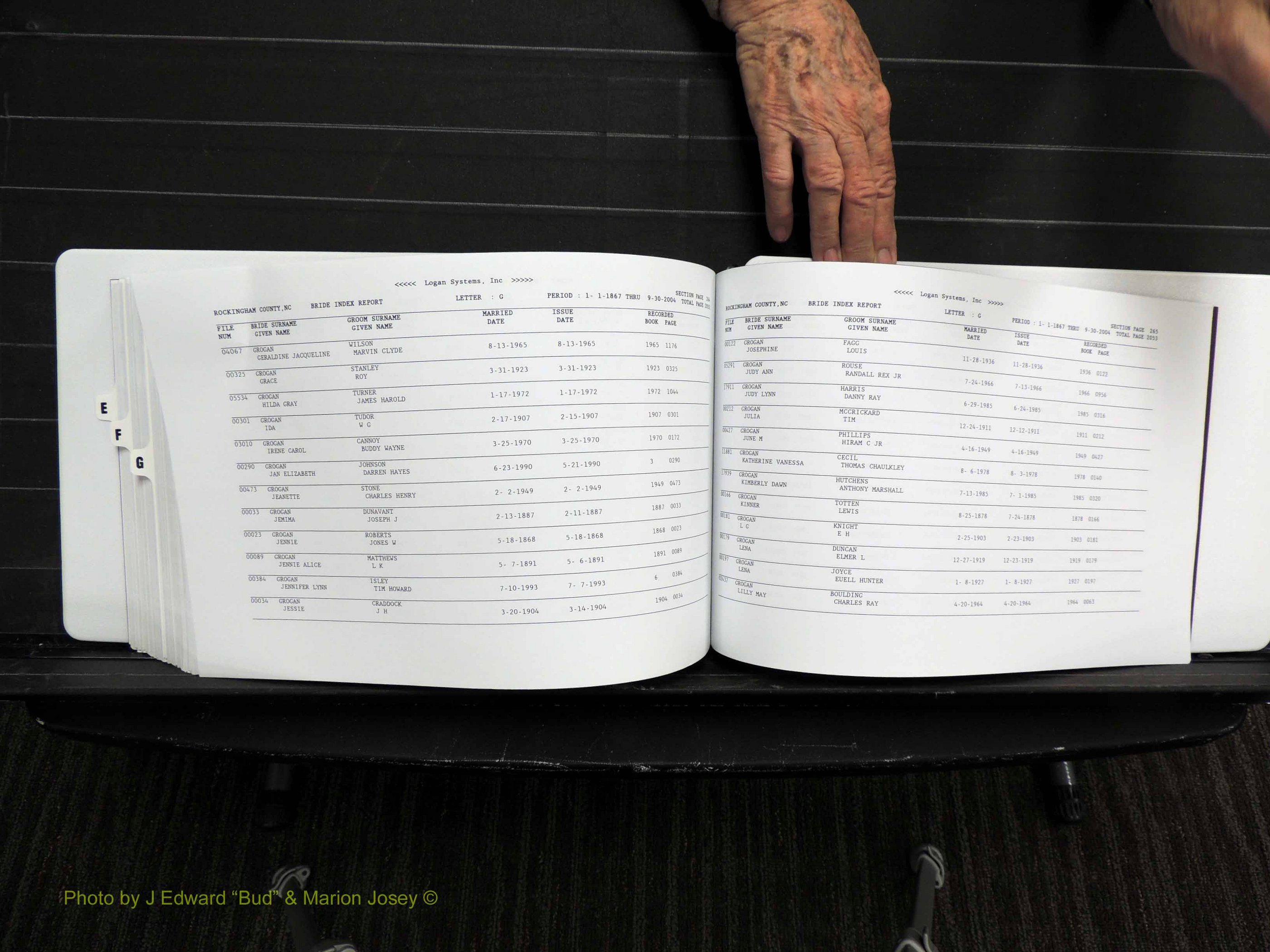 Rockingham Co, NC, Marriages, Female, E-G, 1867-2004 (386).JPG