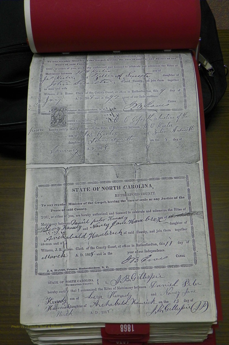 Rutherford Co, NC, Marriages 1865 - 1867 (81).JPG