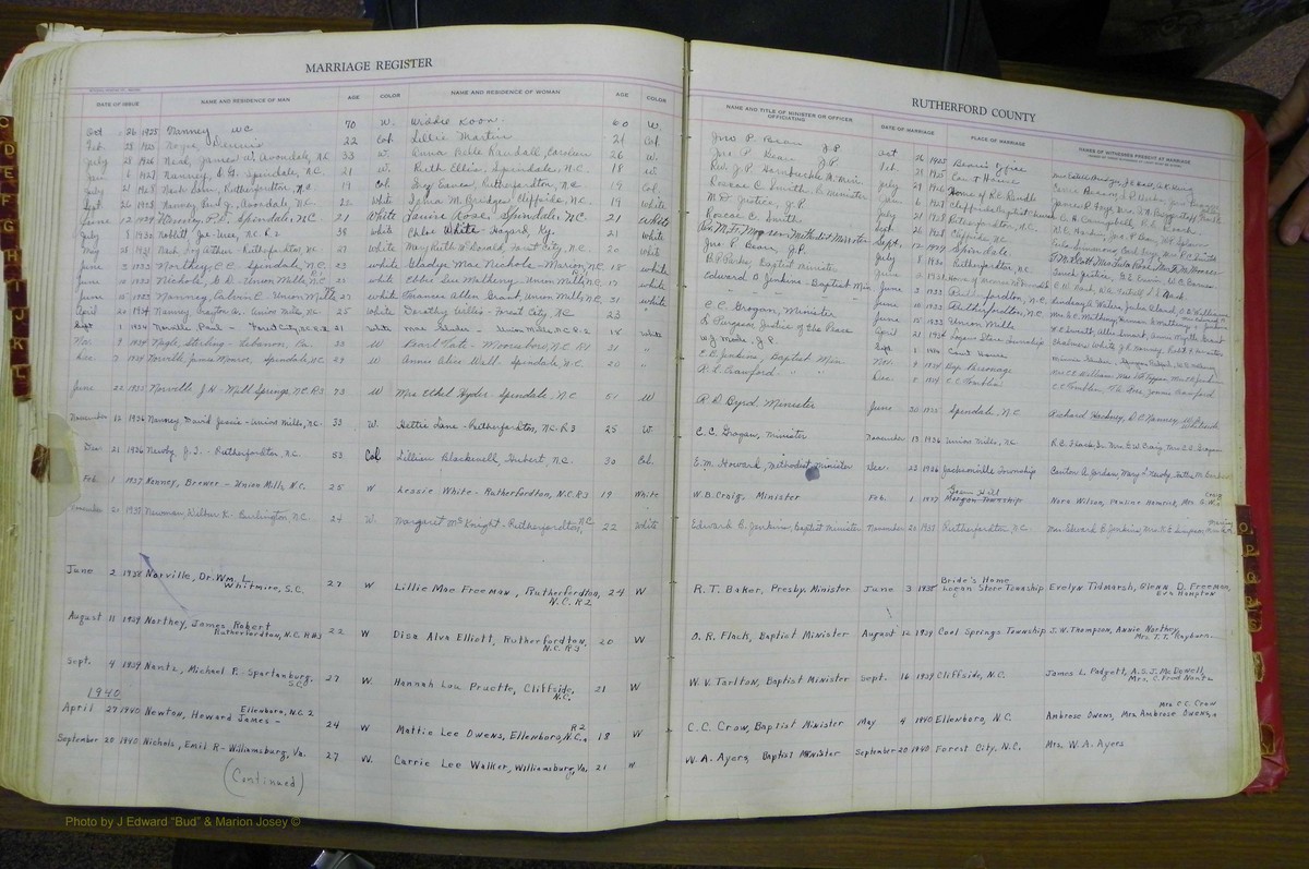 Rutherford Co, NC, Marriages 1925 - 1961 (121).JPG