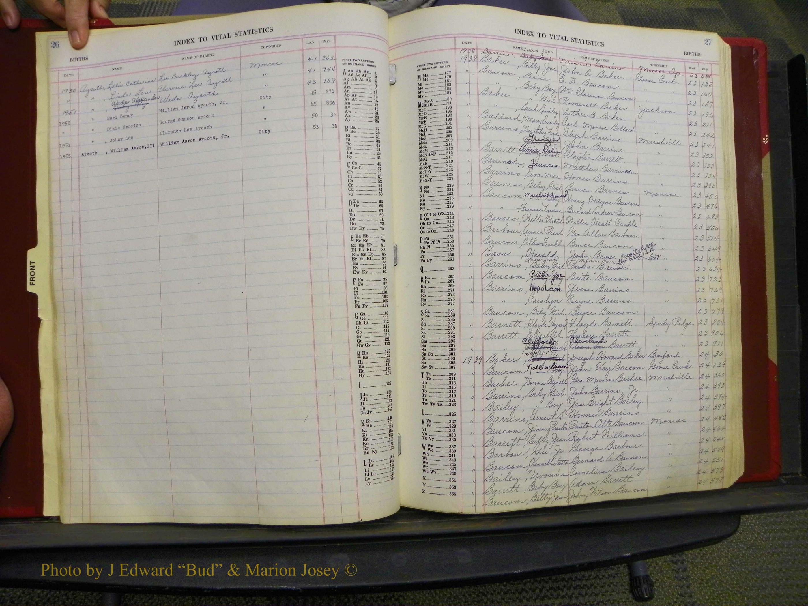 Union Co, NC Births, A-K, 1938-1955 (19).JPG