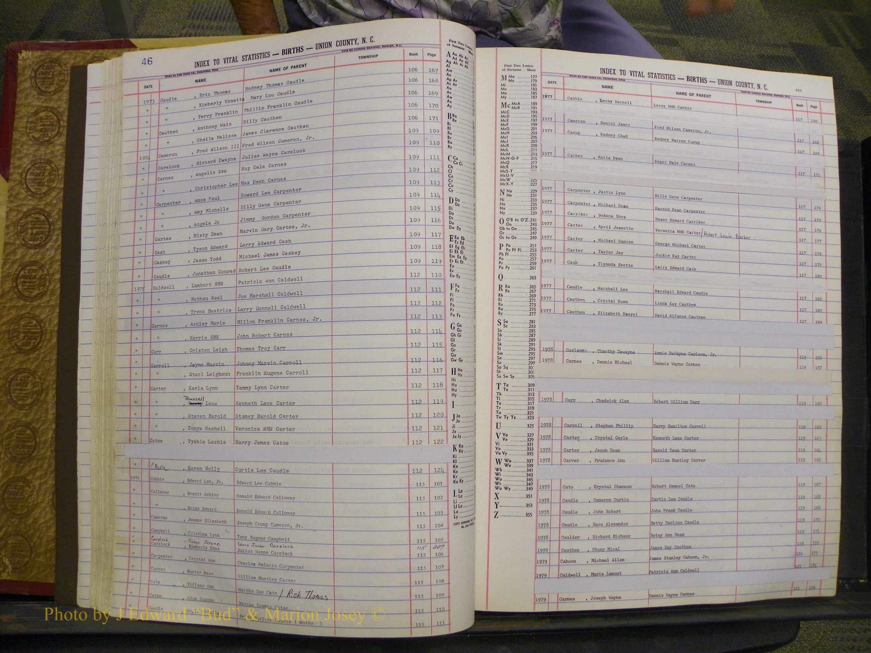 Union Co, NC Births, A-S, 1972-1990 (40).JPG