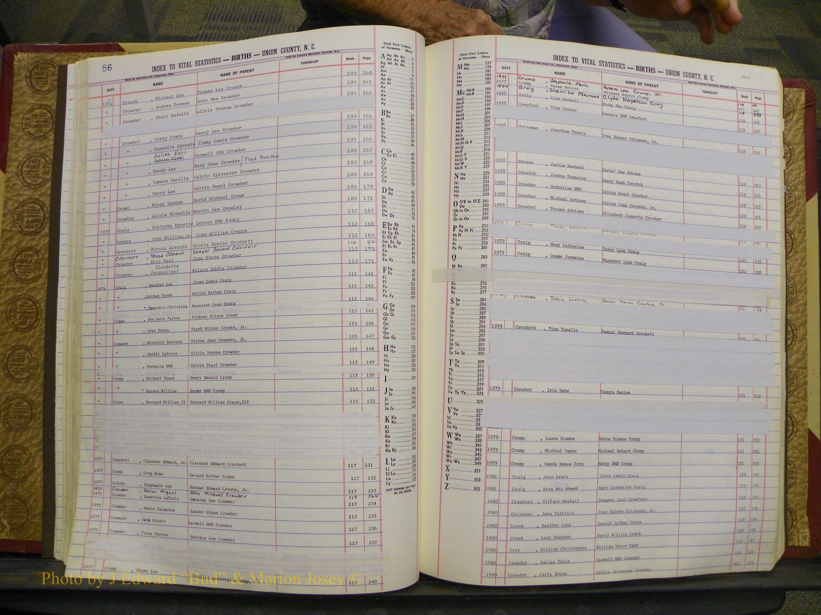 Union Co, NC Births, A-S, 1972-1990 (55).JPG