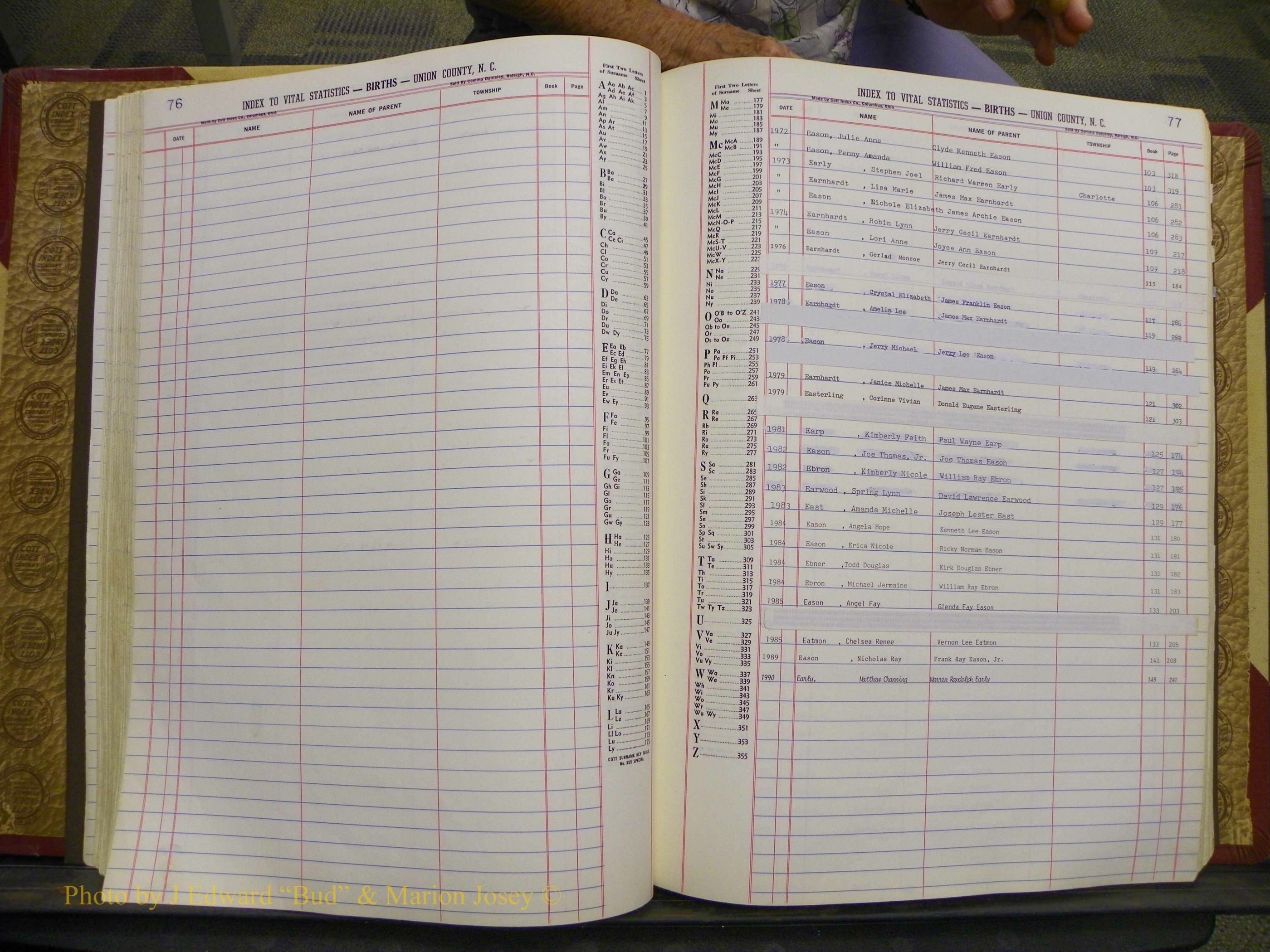 Union Co, NC Births, A-S, 1972-1990 (68).JPG
