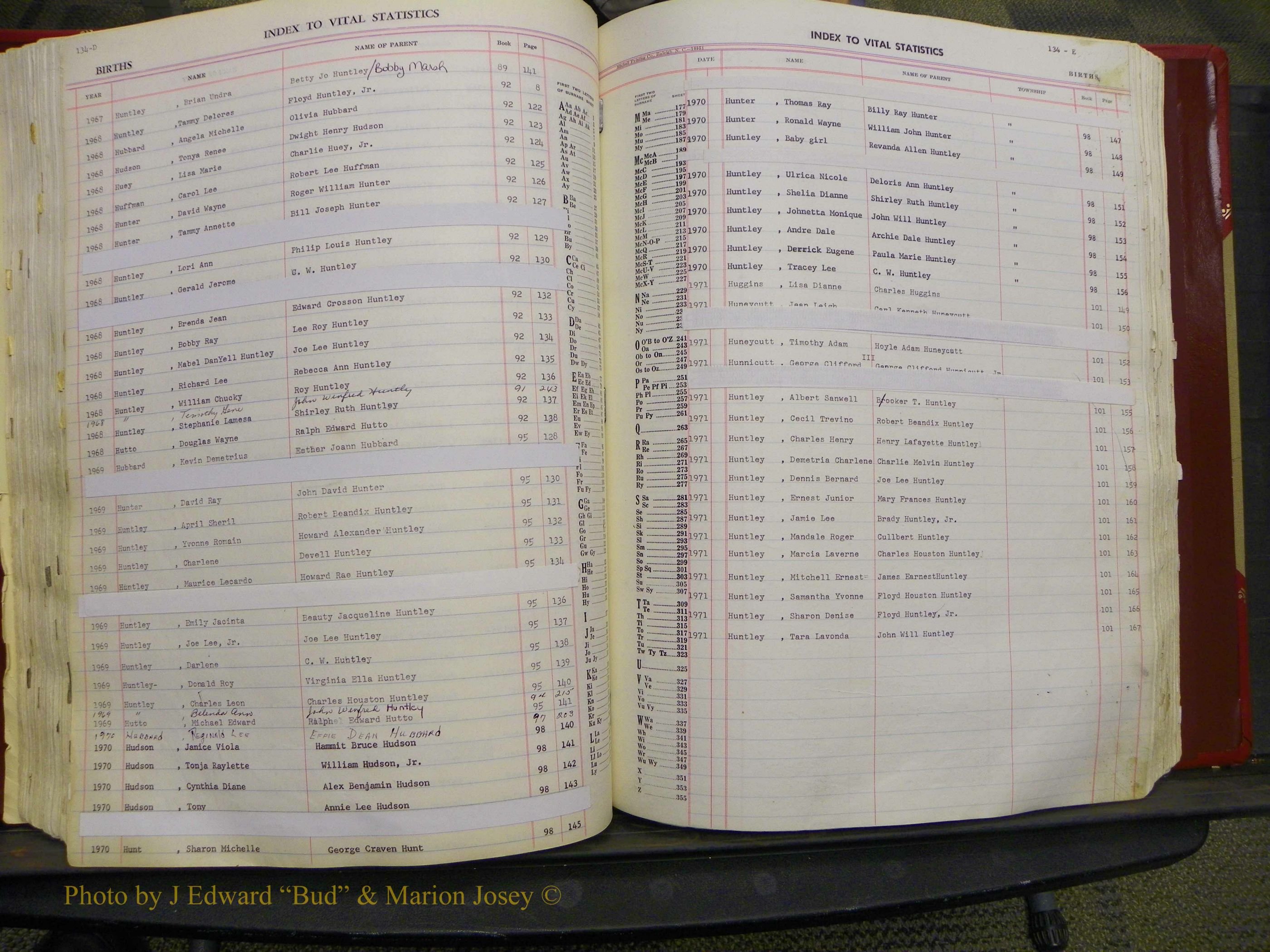 Union Co, NC Births, A-Z, 1956-1971 (161).JPG