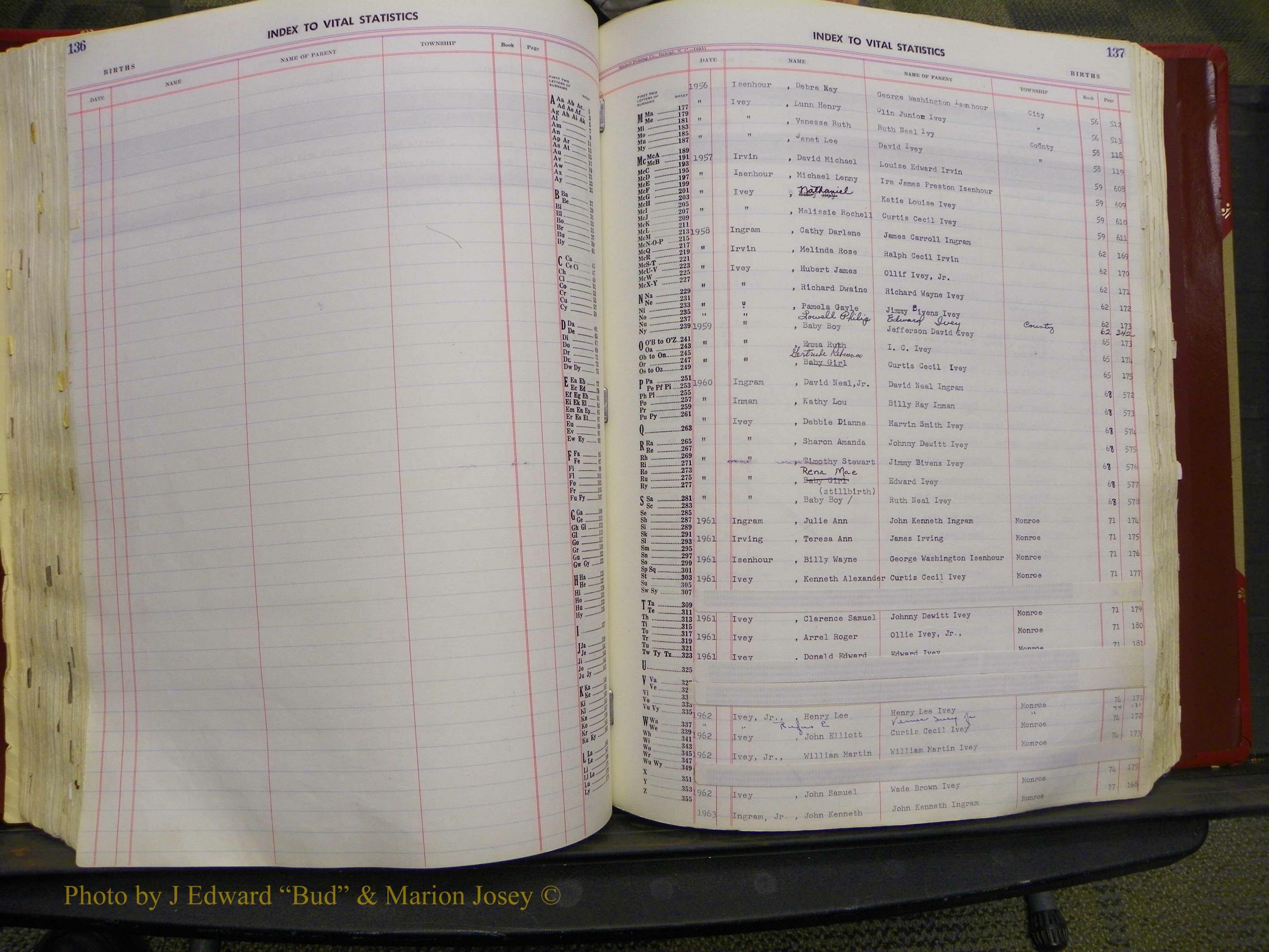 Union Co, NC Births, A-Z, 1956-1971 (164).JPG