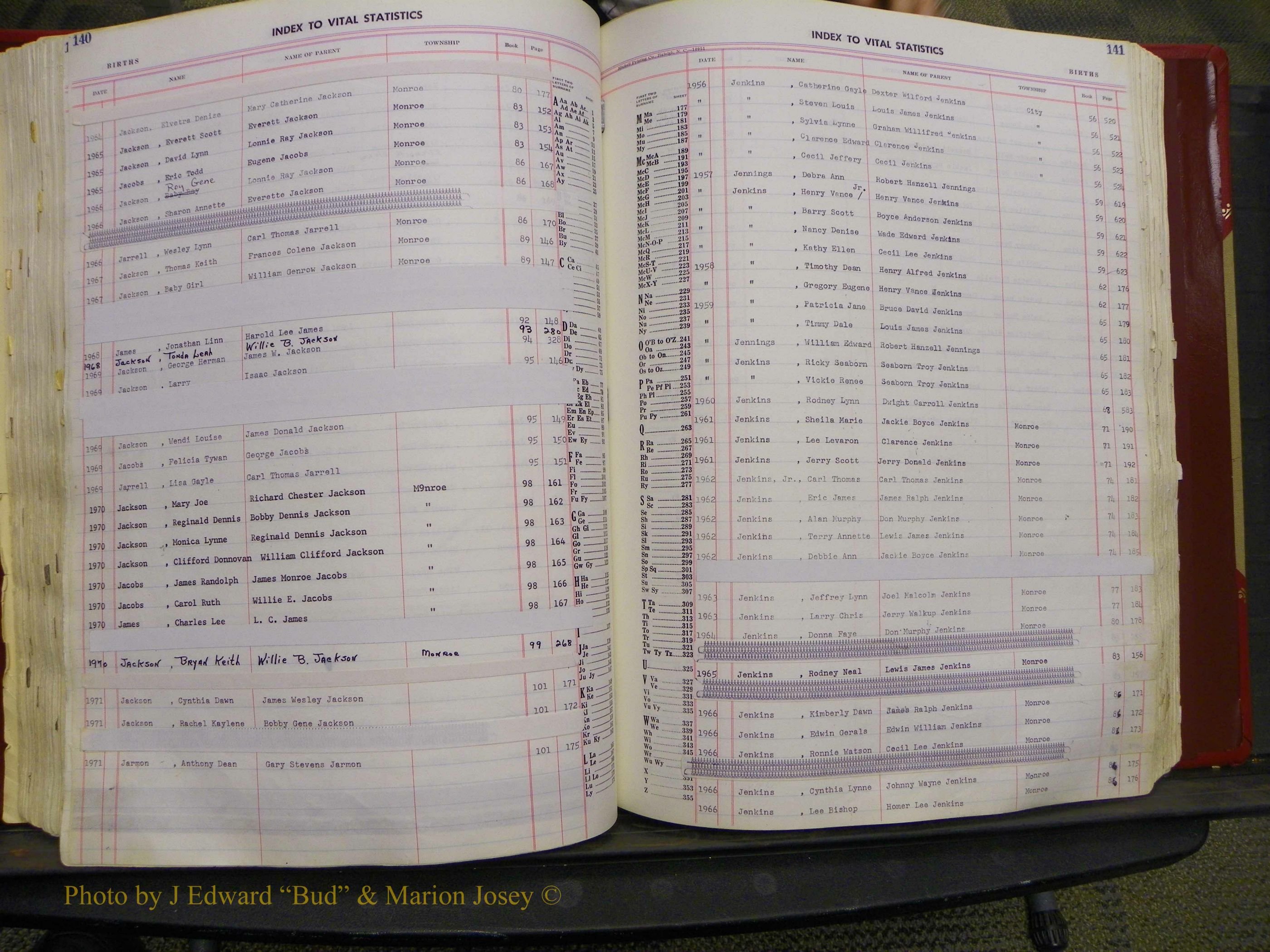 Union Co, NC Births, A-Z, 1956-1971 (165).JPG