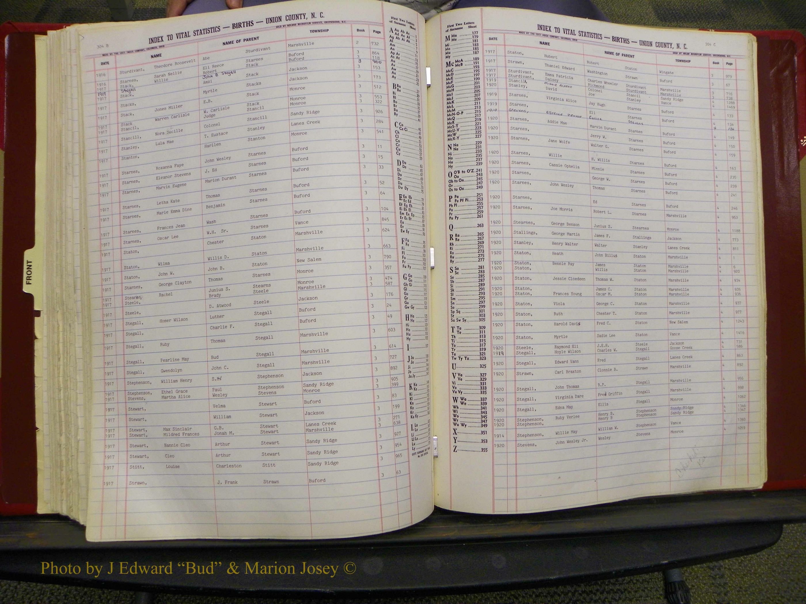 Union Co, NC Births, L-Z, 1913-1937 (152).JPG