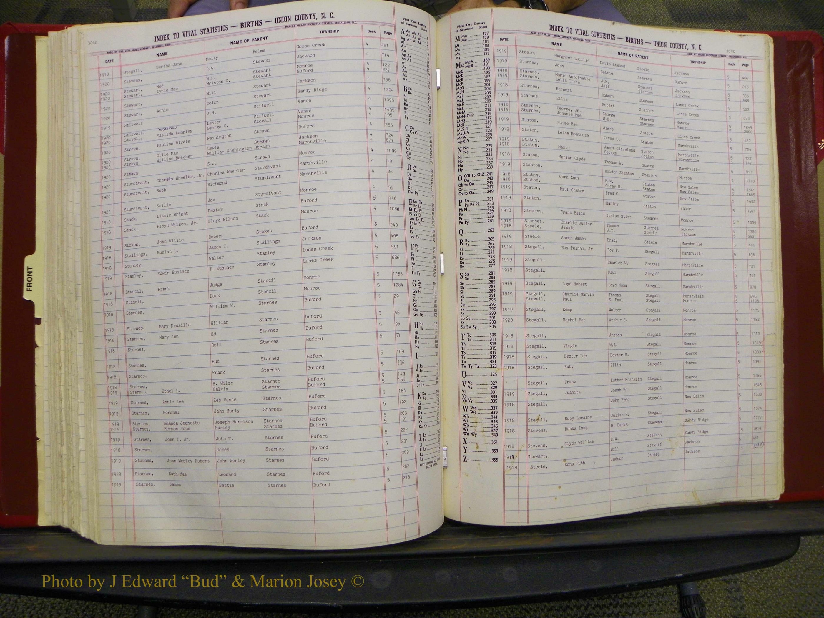 Union Co, NC Births, L-Z, 1913-1937 (154).JPG