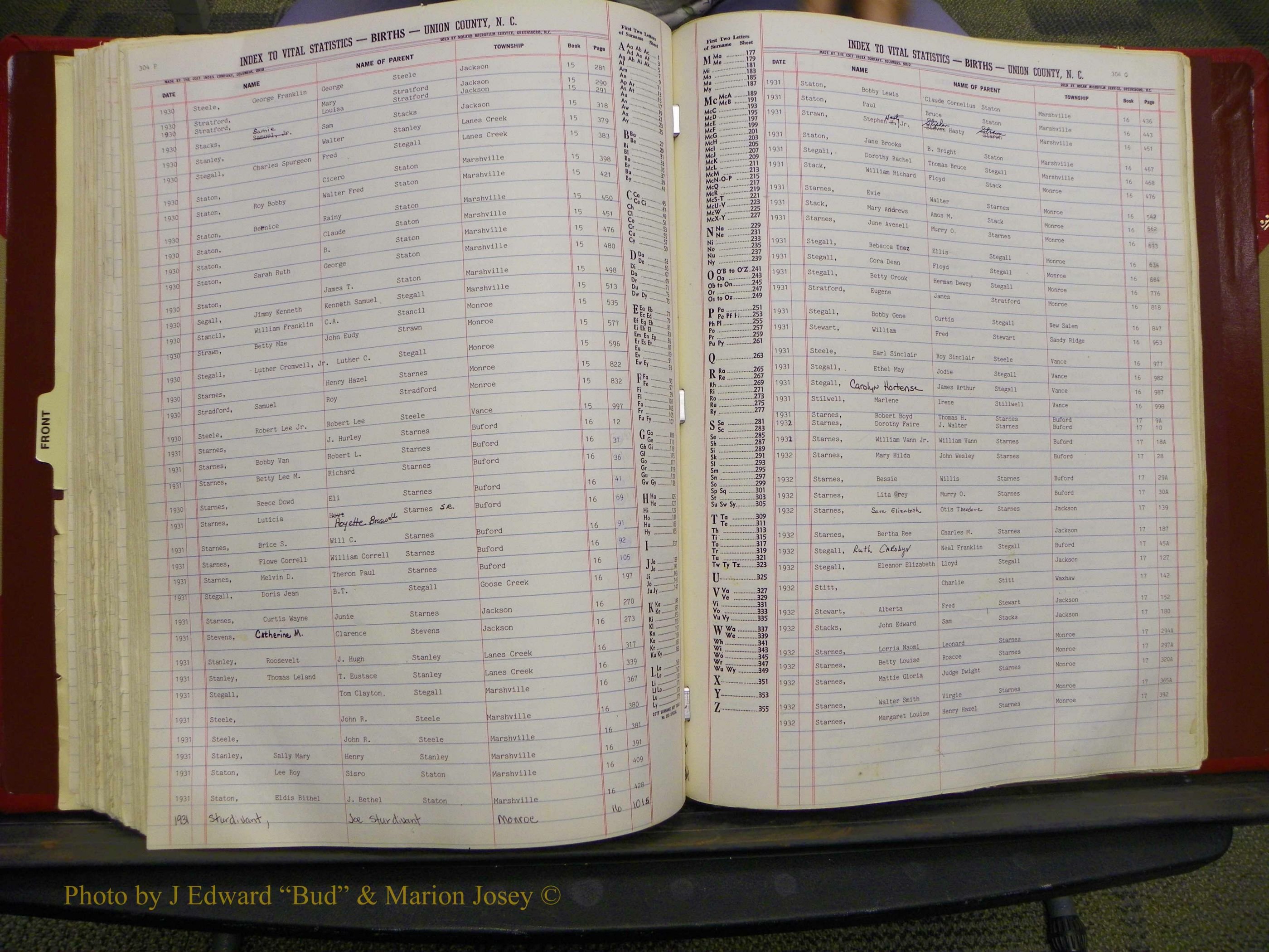 Union Co, NC Births, L-Z, 1913-1937 (161).JPG