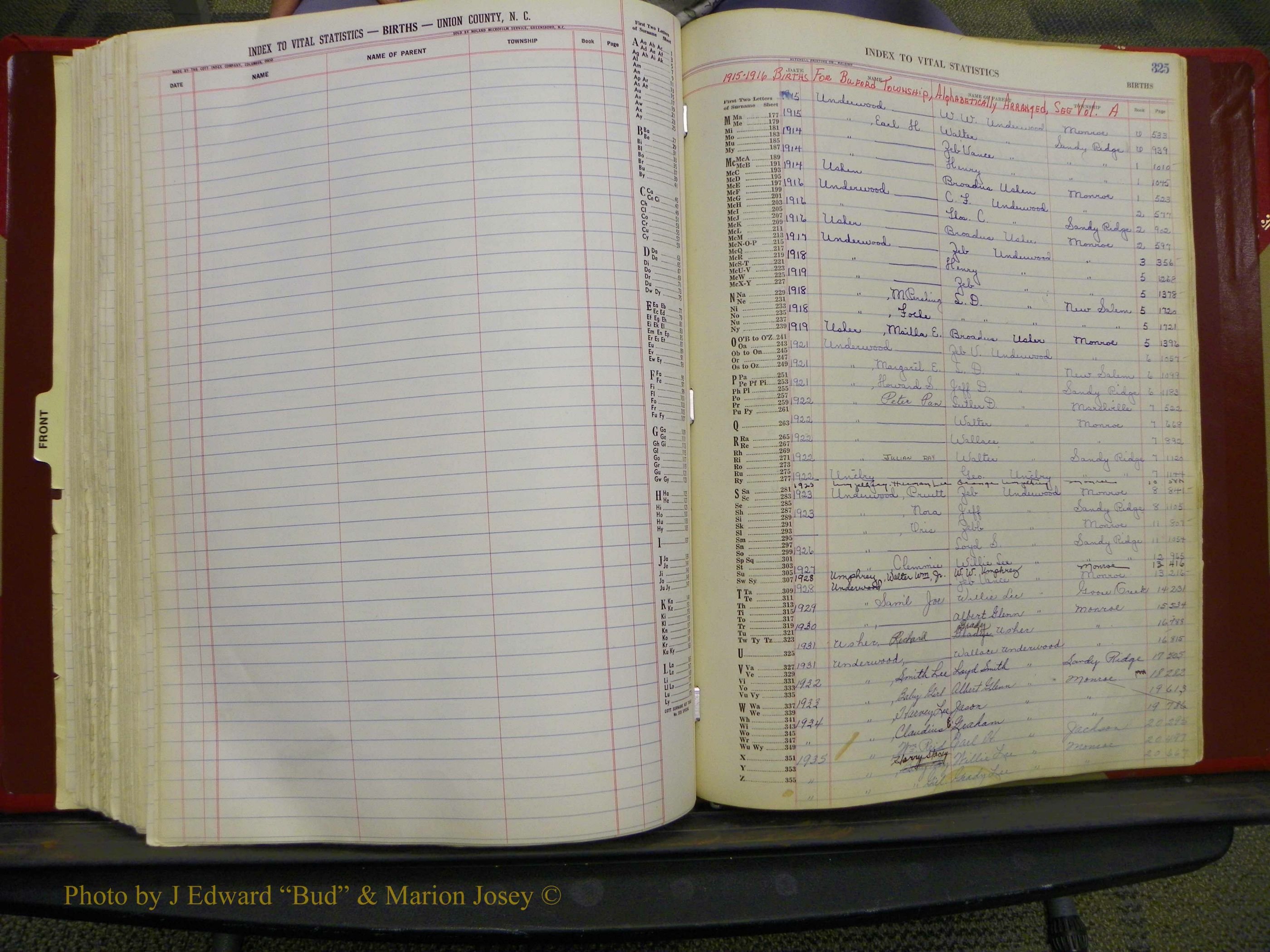 Union Co, NC Births, L-Z, 1913-1937 (182).JPG