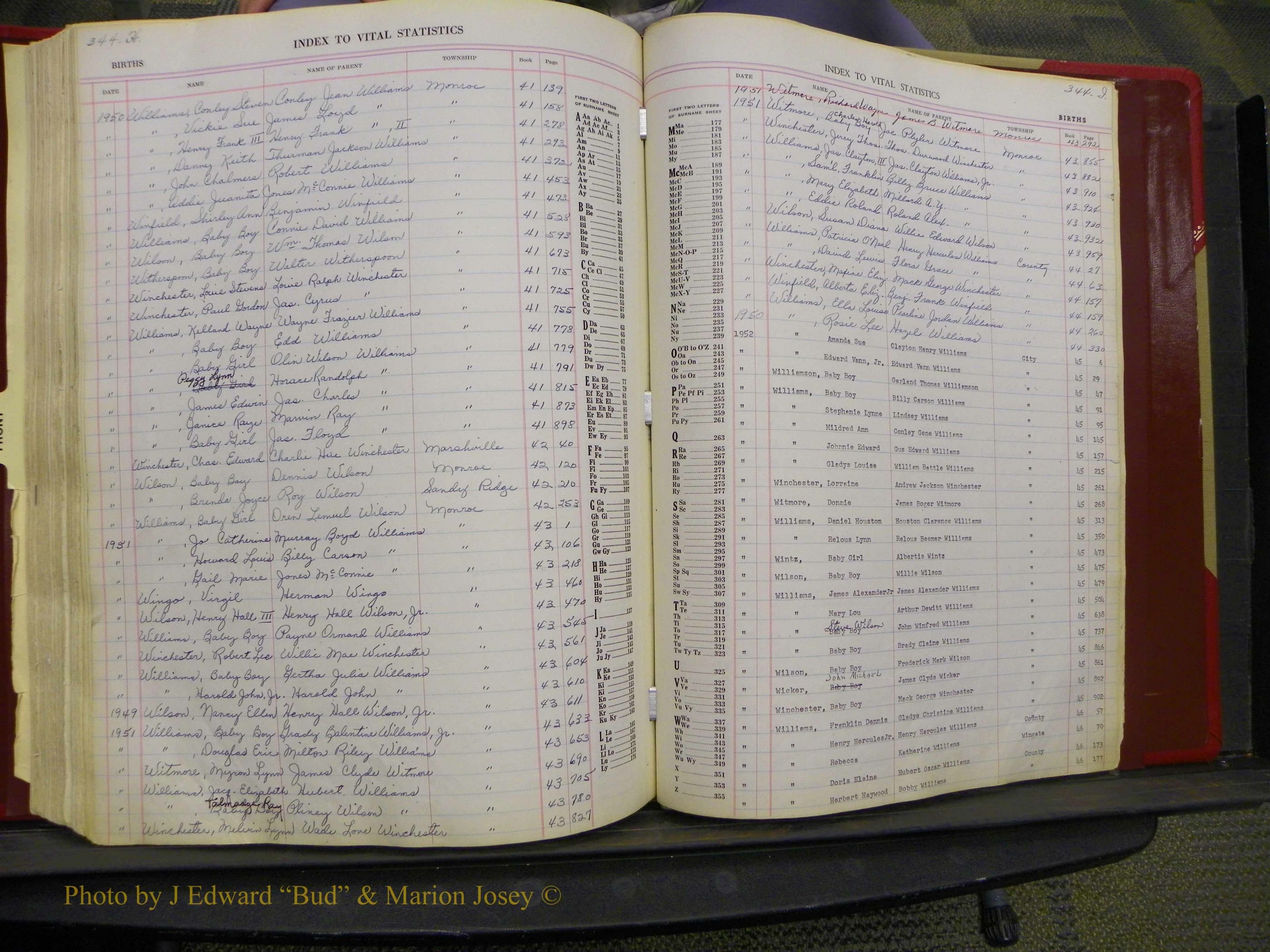 Union Co, NC Births, L-Z, 1938-1955 (178).JPG