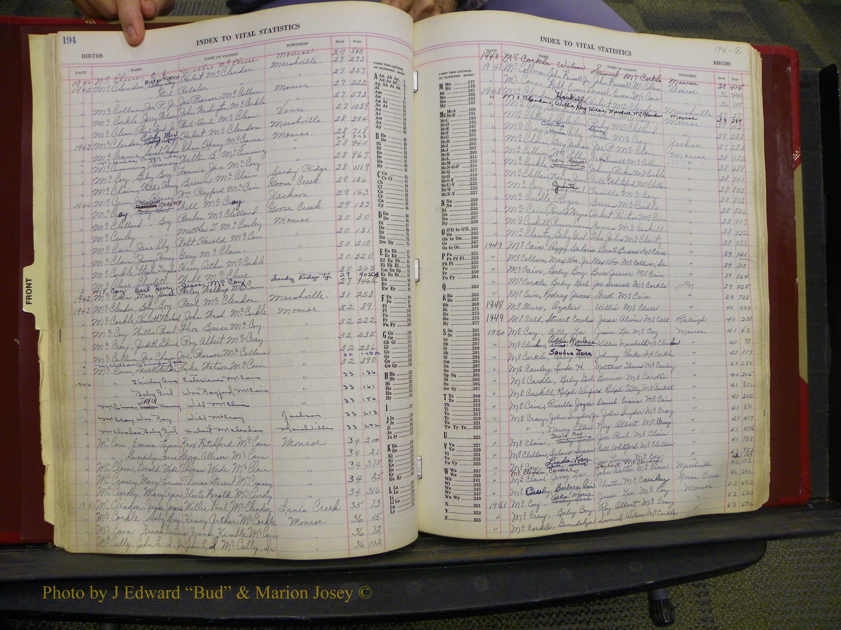 Union Co, NC Births, L-Z, 1938-1955 (46).JPG