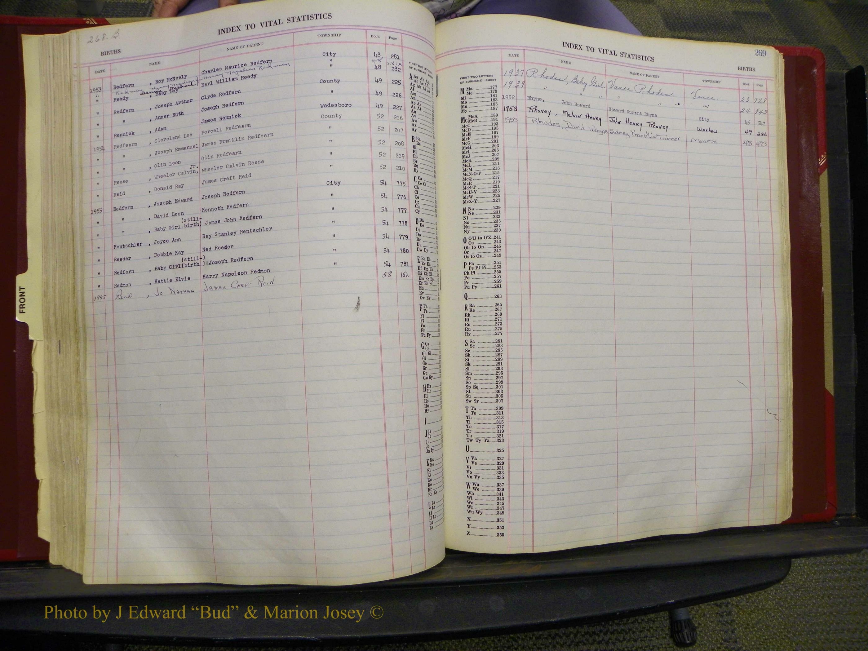 Union Co, NC Births, L-Z, 1938-1955 (95).JPG