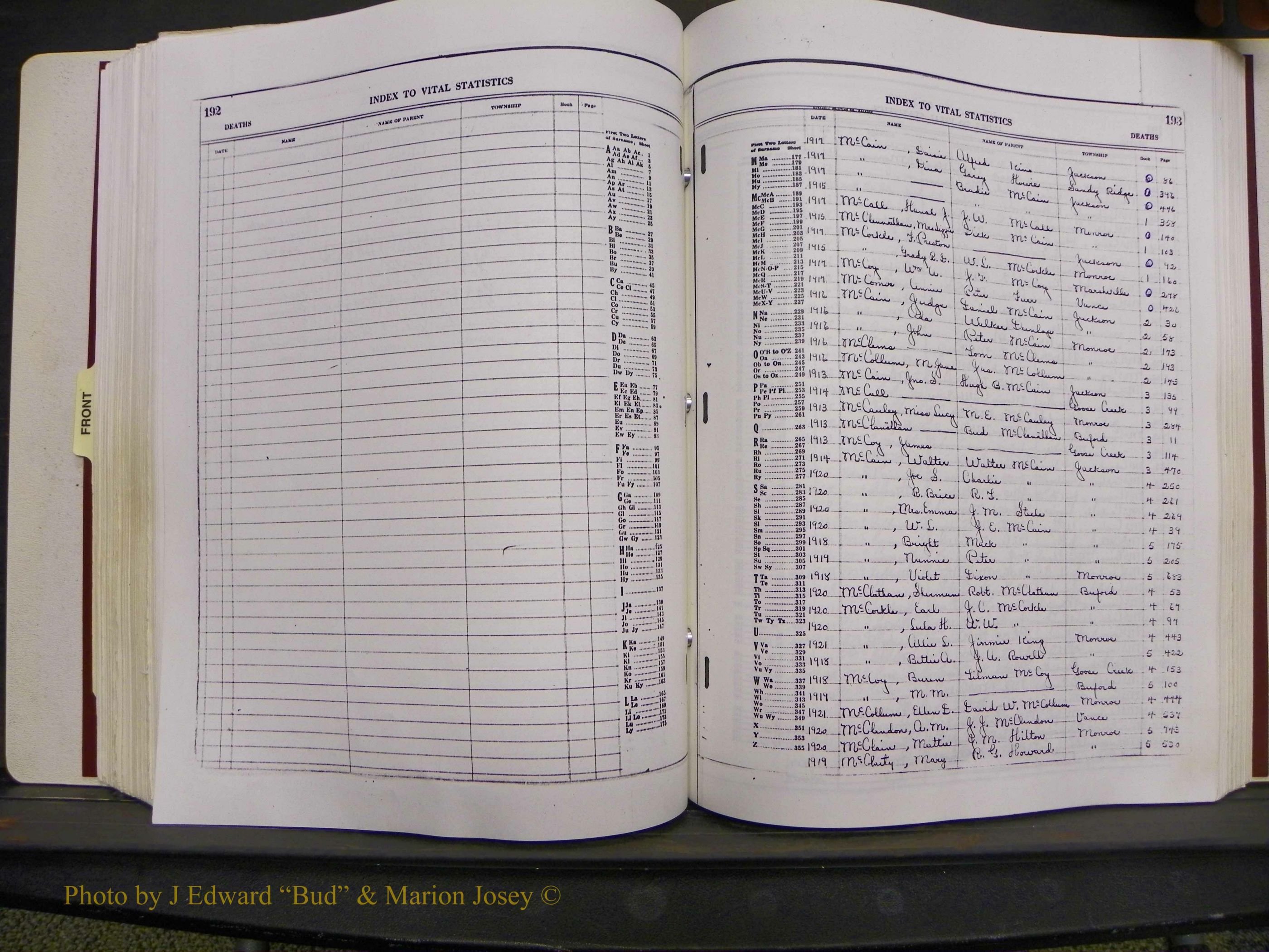 Union Co, NC Deaths, A-Z, 1914-1959 (194).JPG
