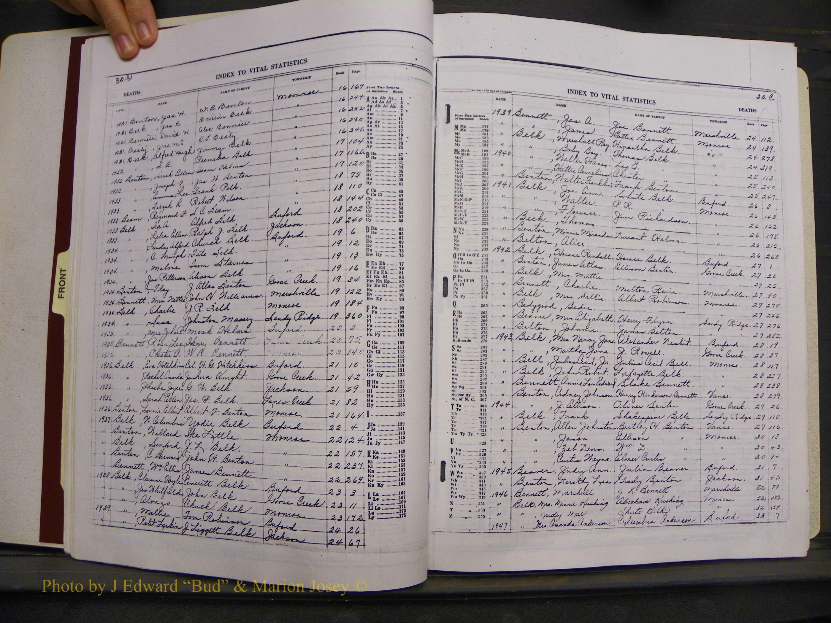 Union Co, NC Deaths, A-Z, 1914-1959 (24).JPG