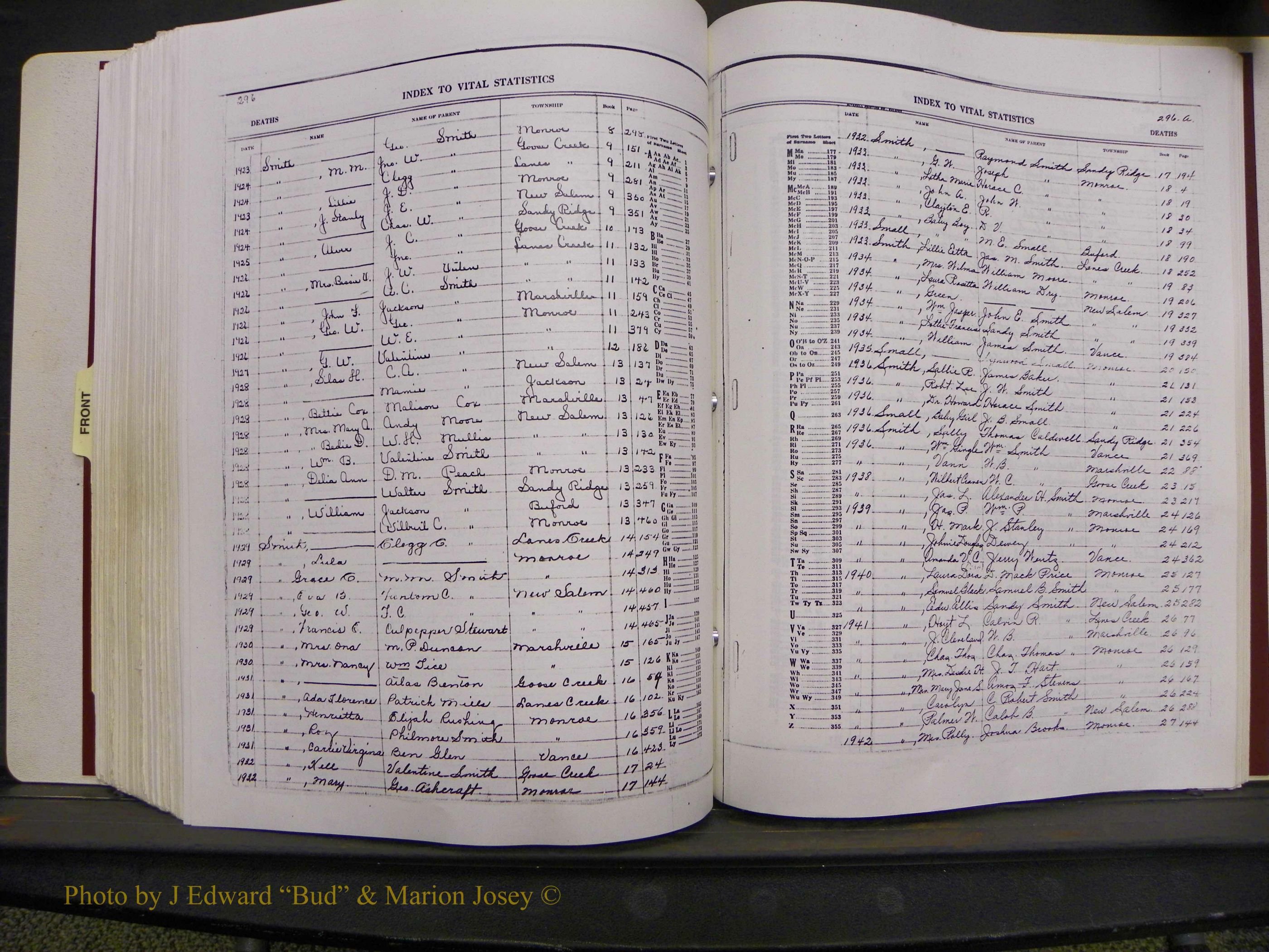 Union Co, NC Deaths, A-Z, 1914-1959 (270).JPG