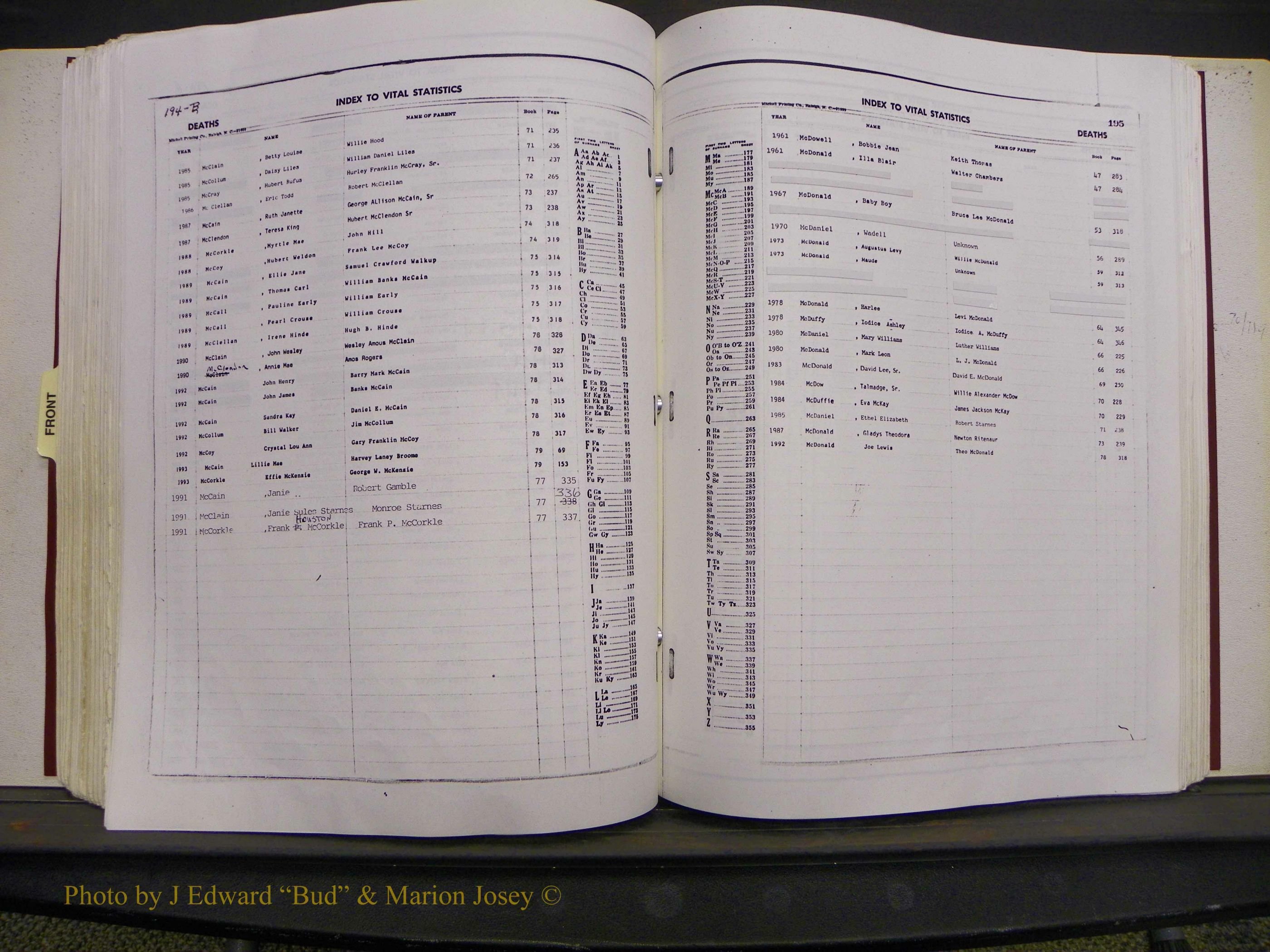 Union Co, NC Deaths, A-Z, 1960-1992 (190).JPG