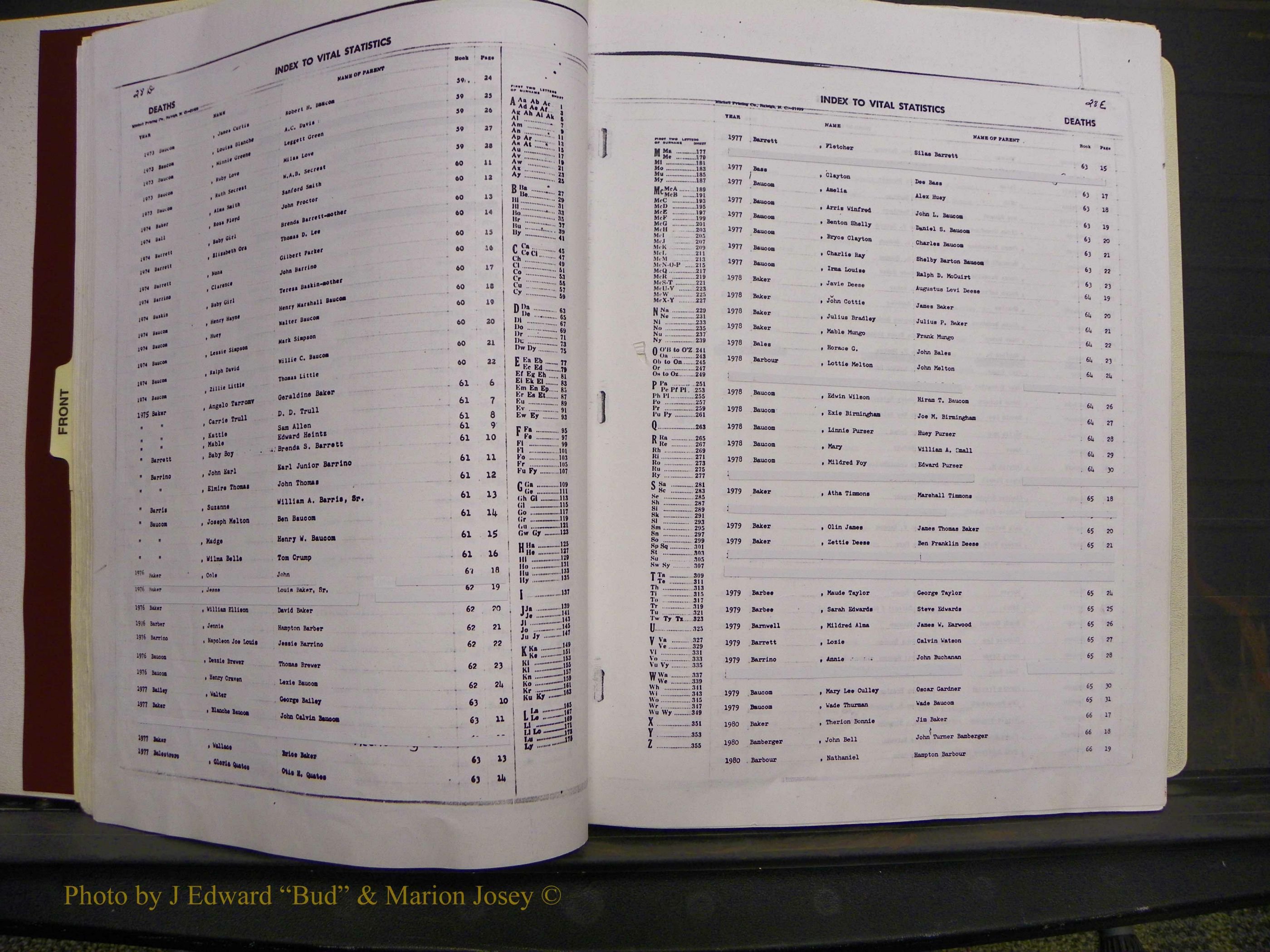 Union Co, NC Deaths, A-Z, 1960-1992 (20).JPG