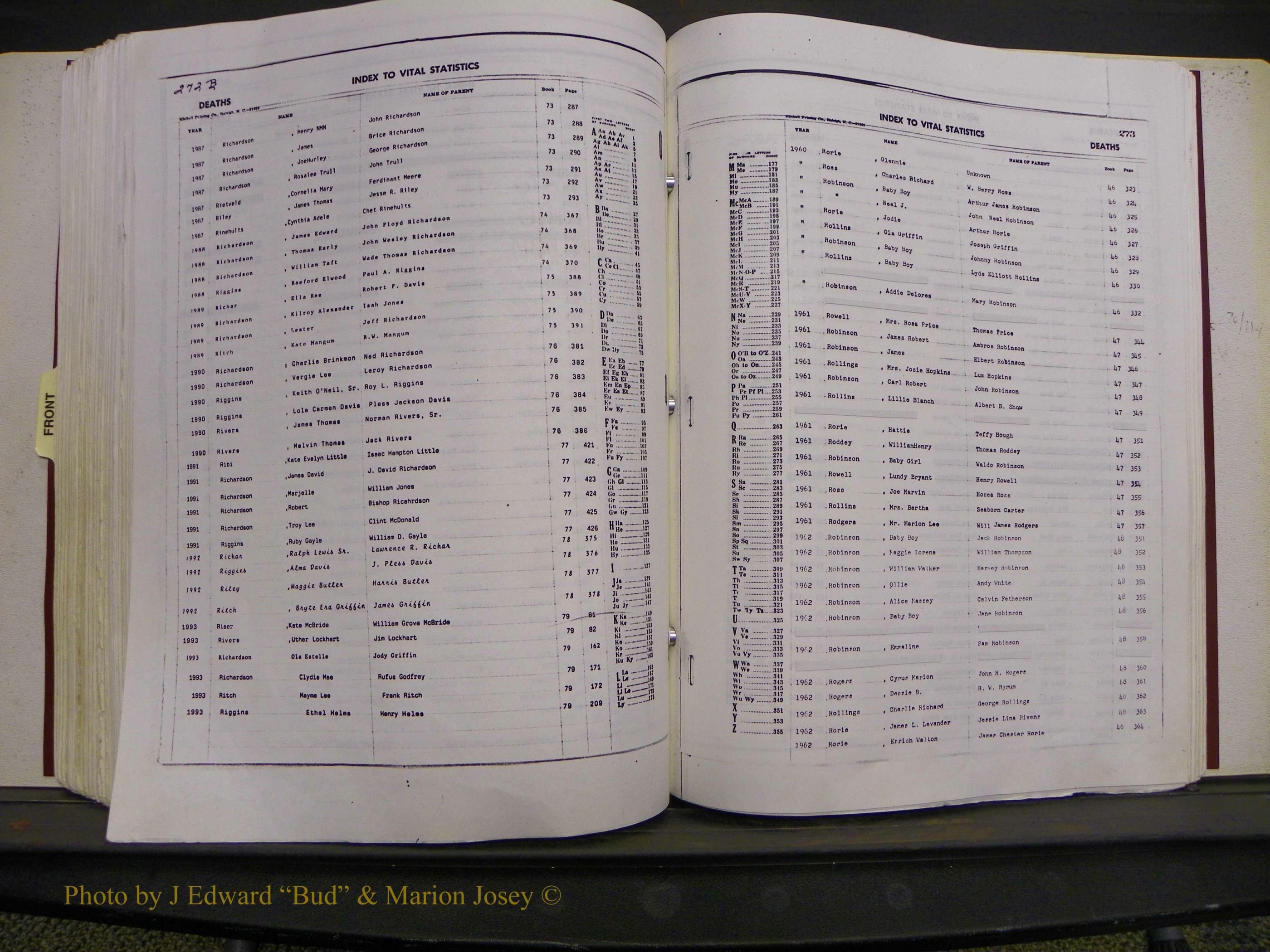 Union Co, NC Deaths, A-Z, 1960-1992 (238).JPG