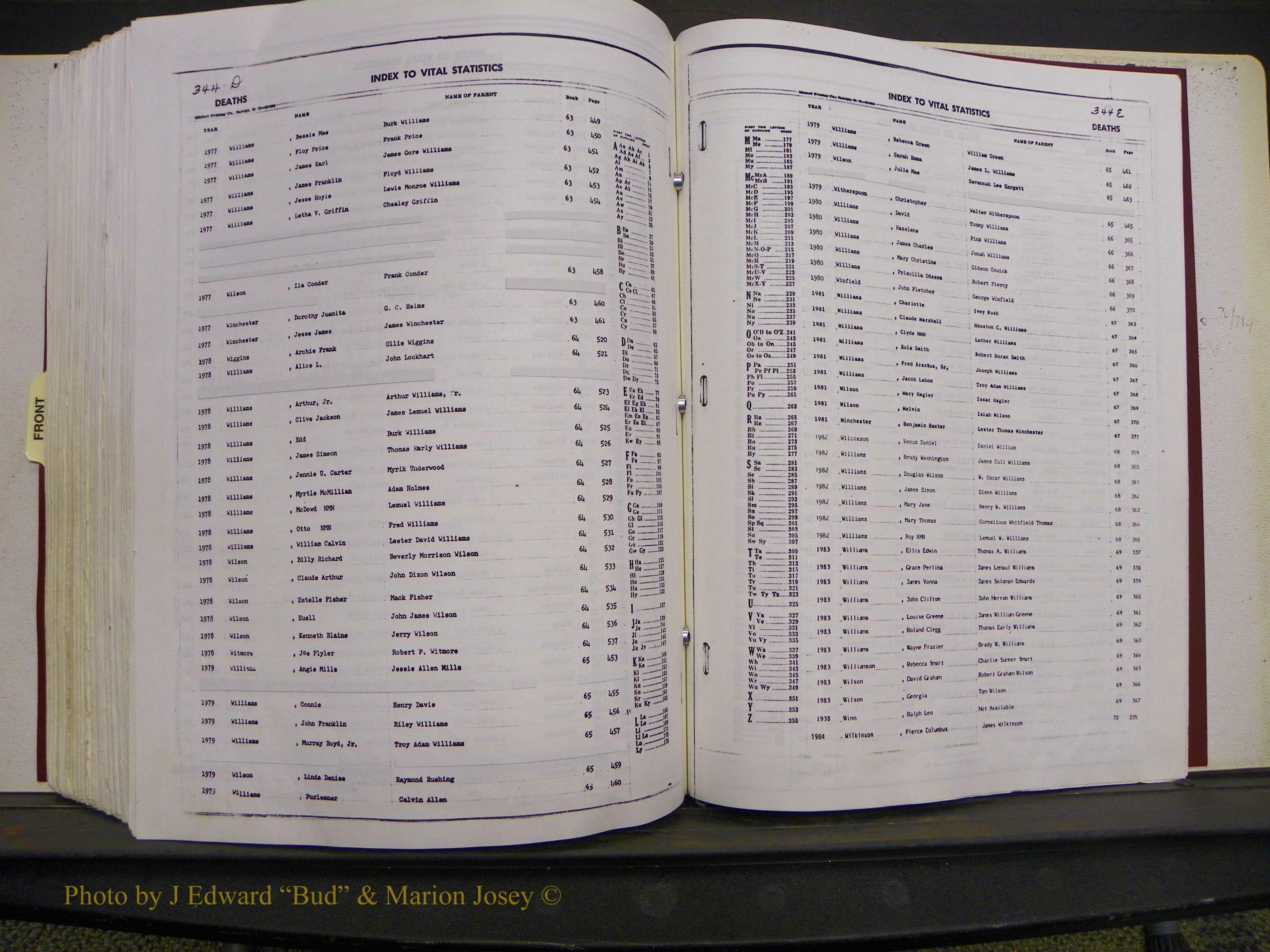 Union Co, NC Deaths, A-Z, 1960-1992 (300).JPG