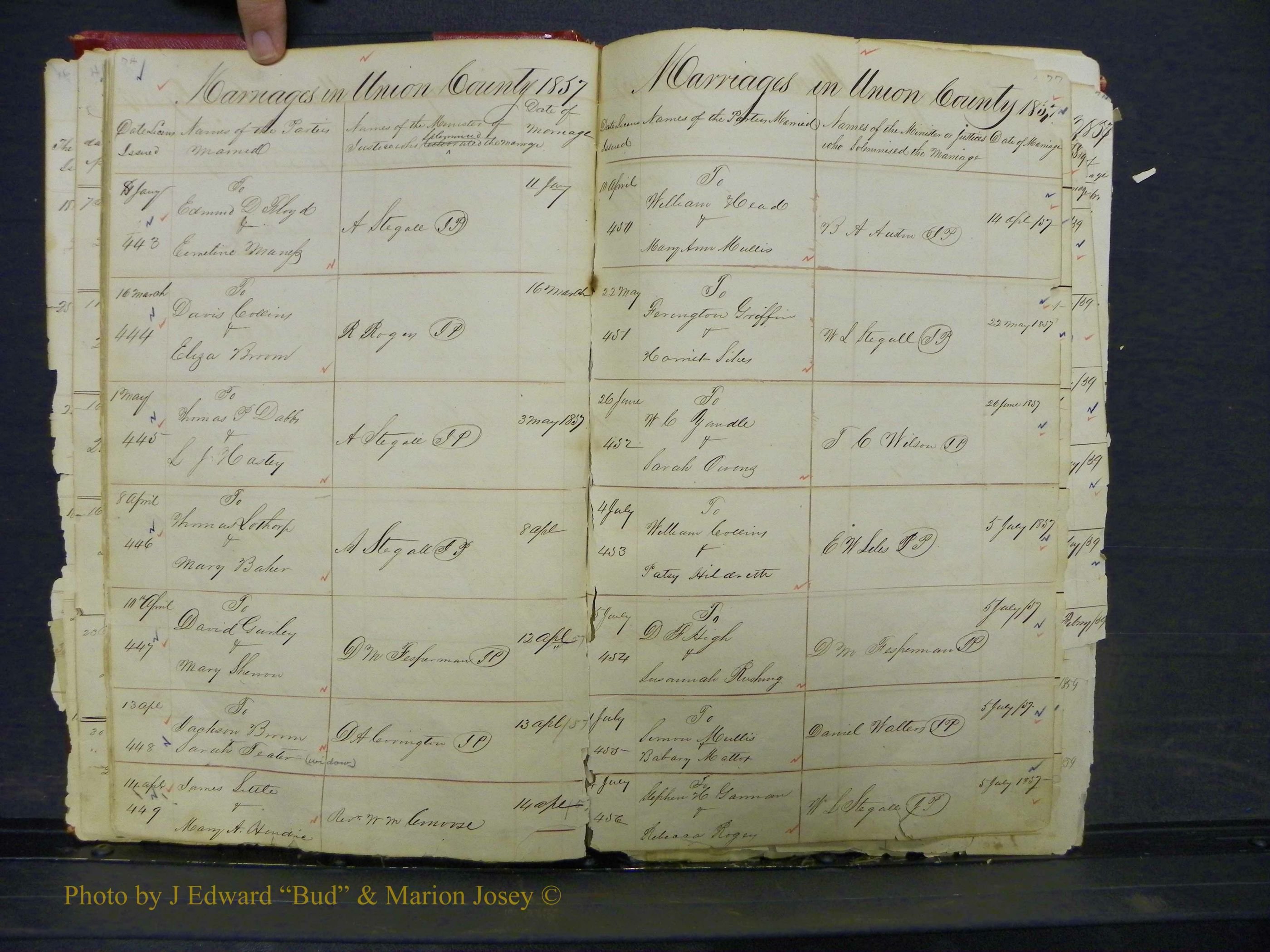 Union Co, NC Marriage Books 1, A-Z, 1851-1853 (39).JPG